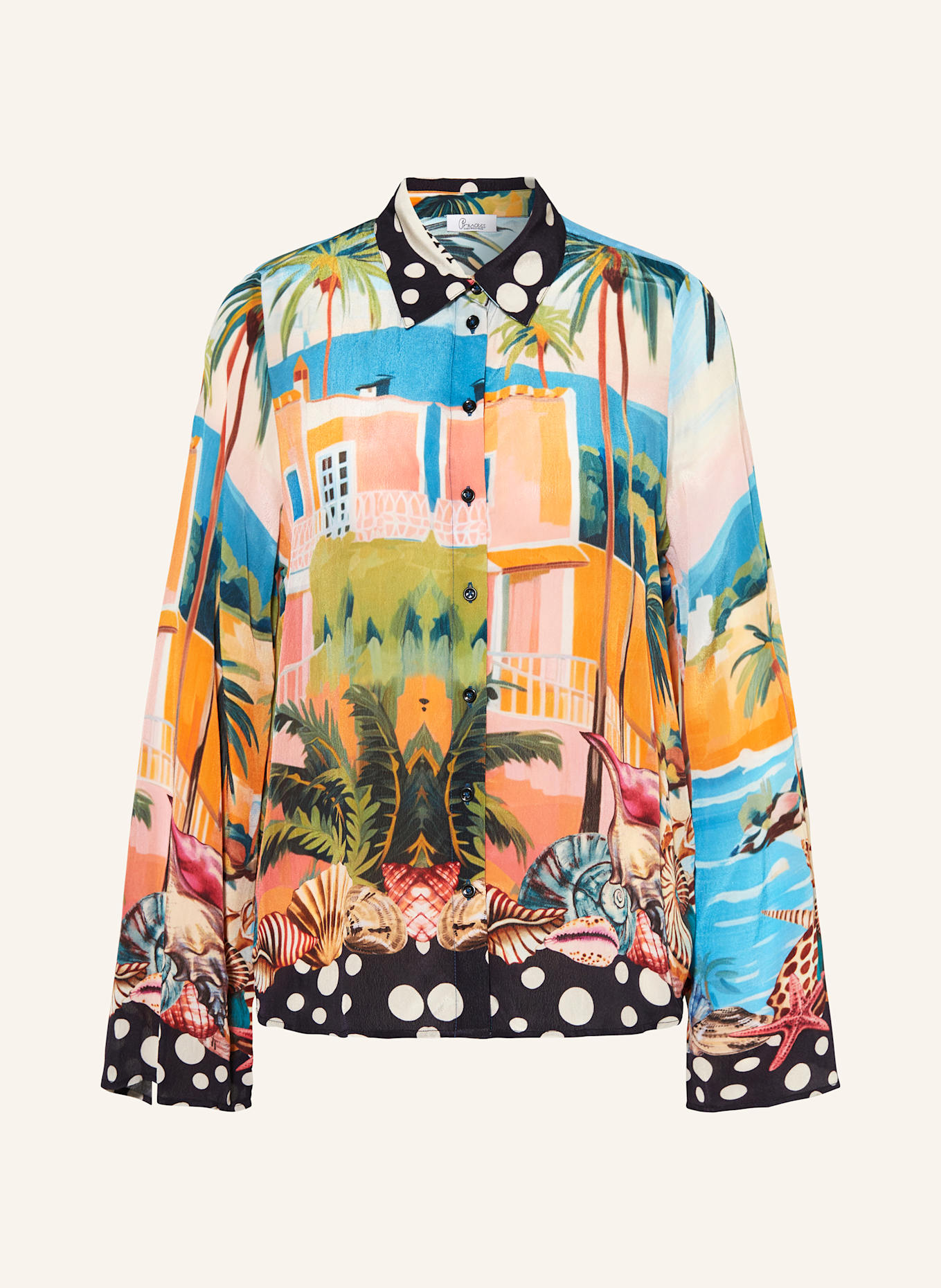 Princess GOES HOLLYWOOD Koszula: POMARAŃCZOWY / TURKUSOWY / GRANATOWY