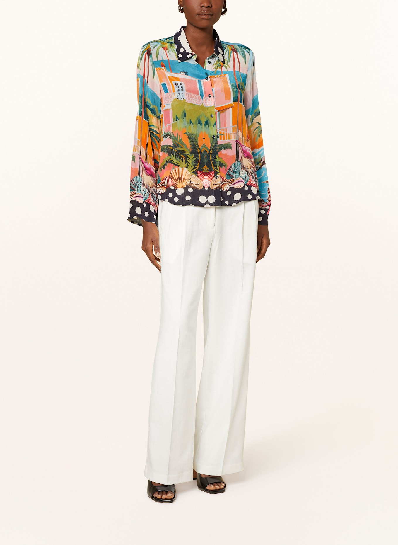 Princess GOES HOLLYWOOD Koszula: POMARAŃCZOWY / TURKUSOWY / GRANATOWY