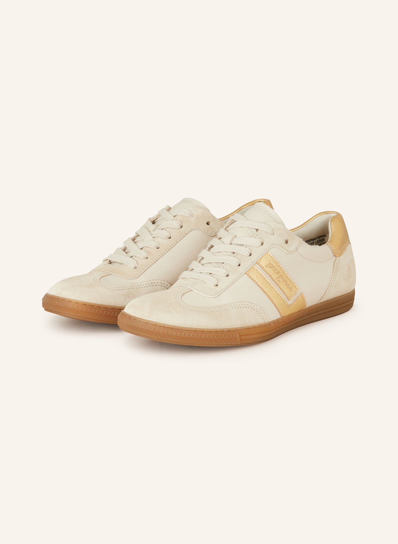 paul green Sneaker, Farbe: BEIGE/ GOLD (Bild 1)