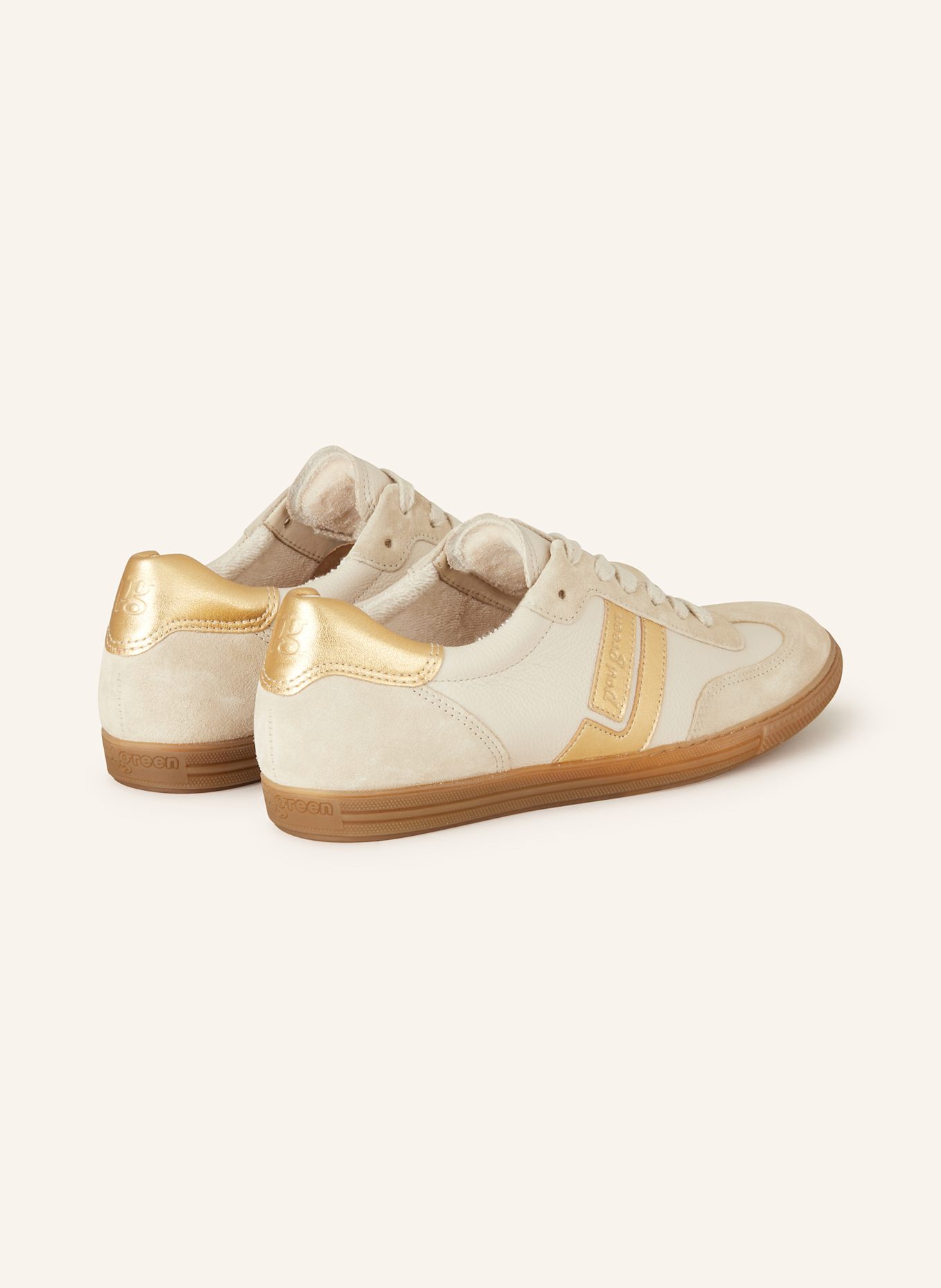 paul green Sneaker, Farbe: BEIGE/ GOLD (Bild 2)