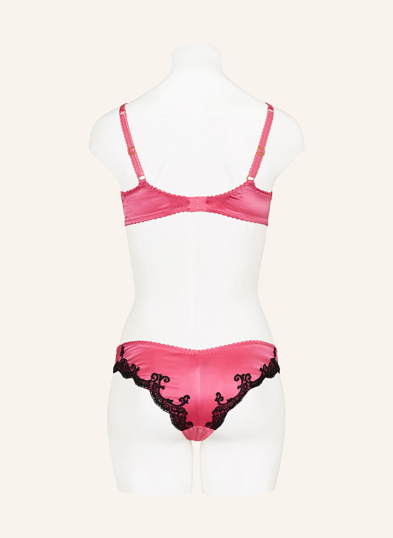 Agent Provocateur Bügel-BH MOLLY aus Seide: PINK/ SCHWARZ