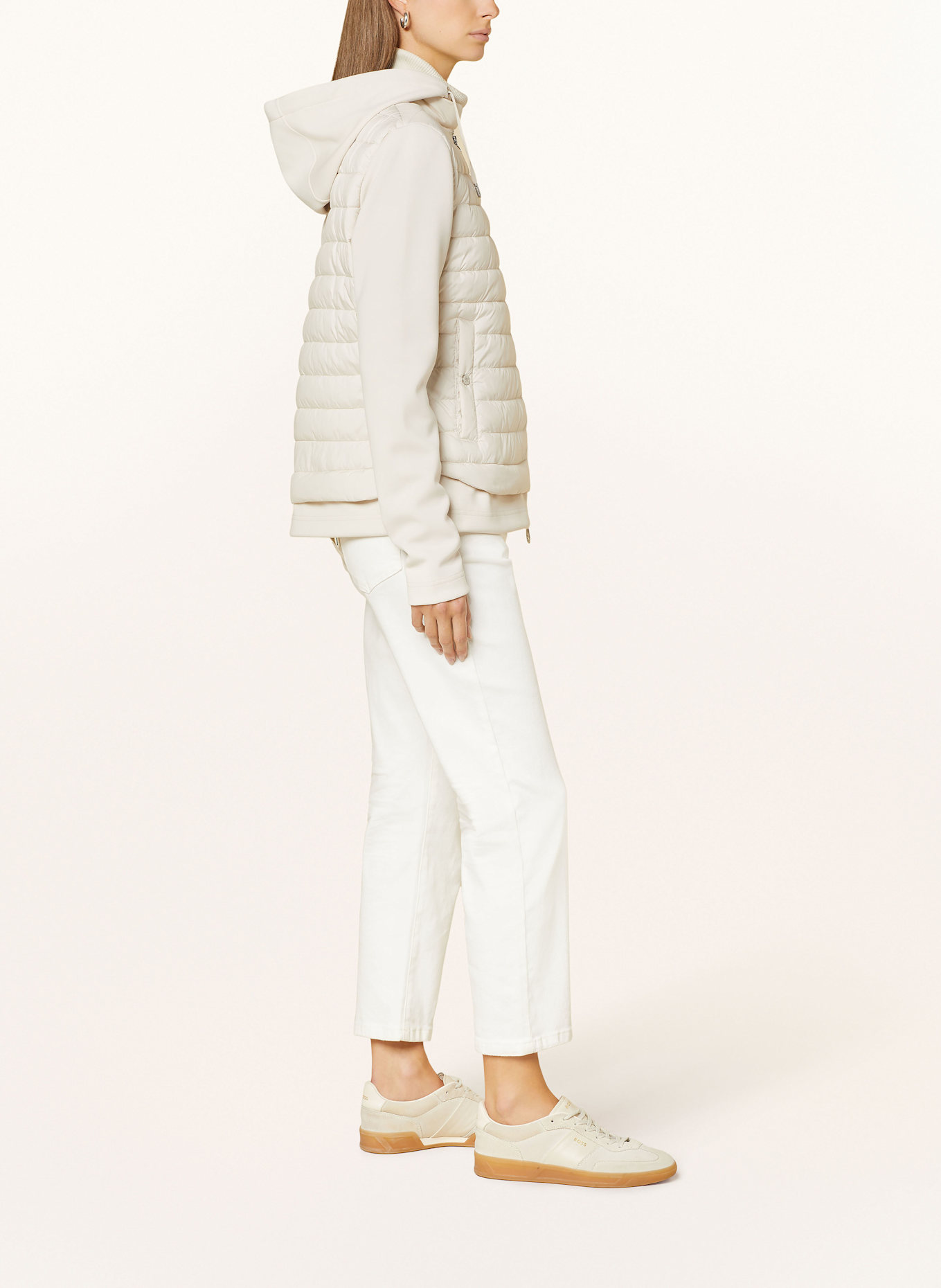 FUCHS SCHMITT Steppjacke im Materialmix: CREME (Bild 4)