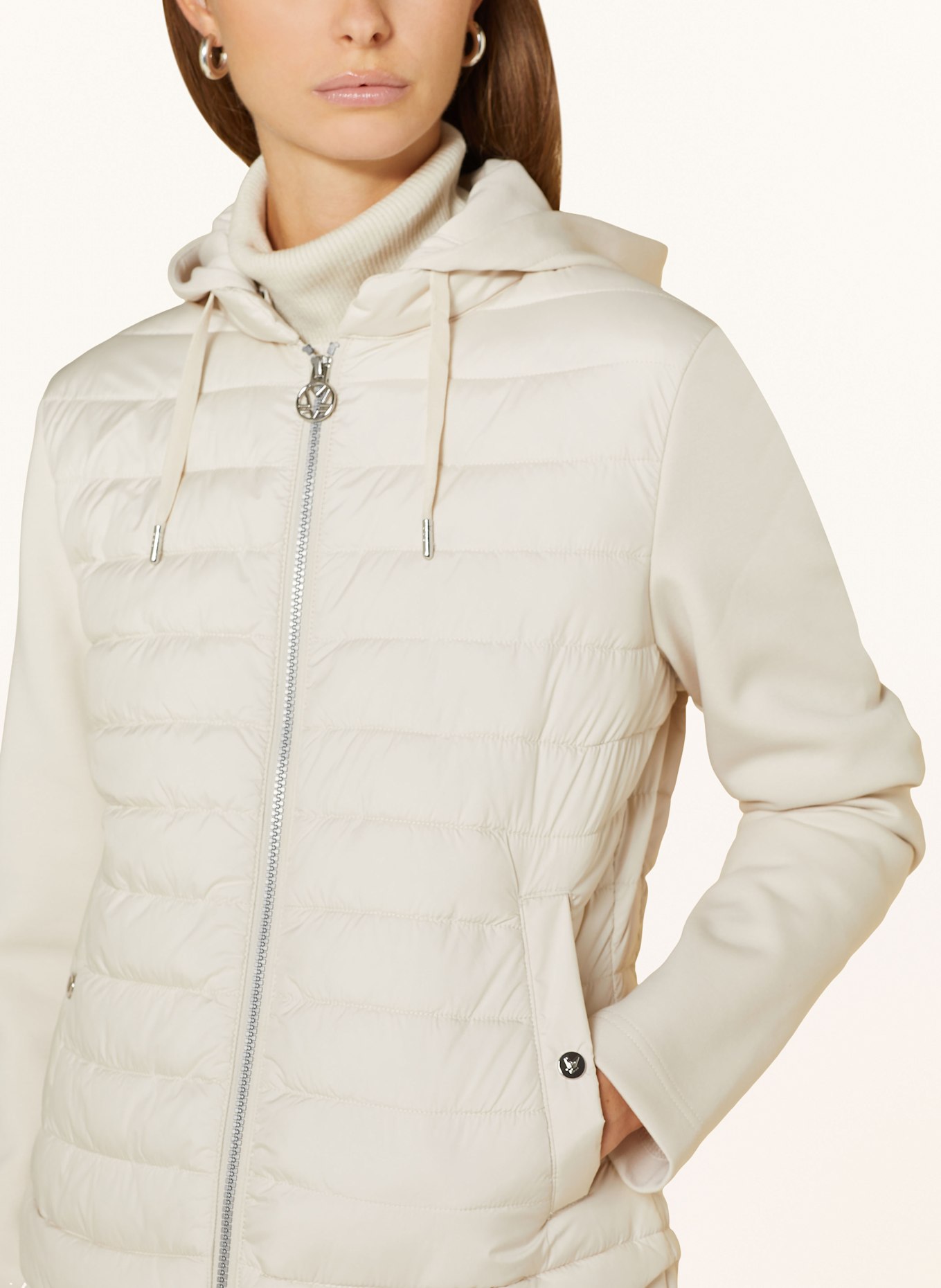 FUCHS SCHMITT Steppjacke im Materialmix: CREME (Bild 5)