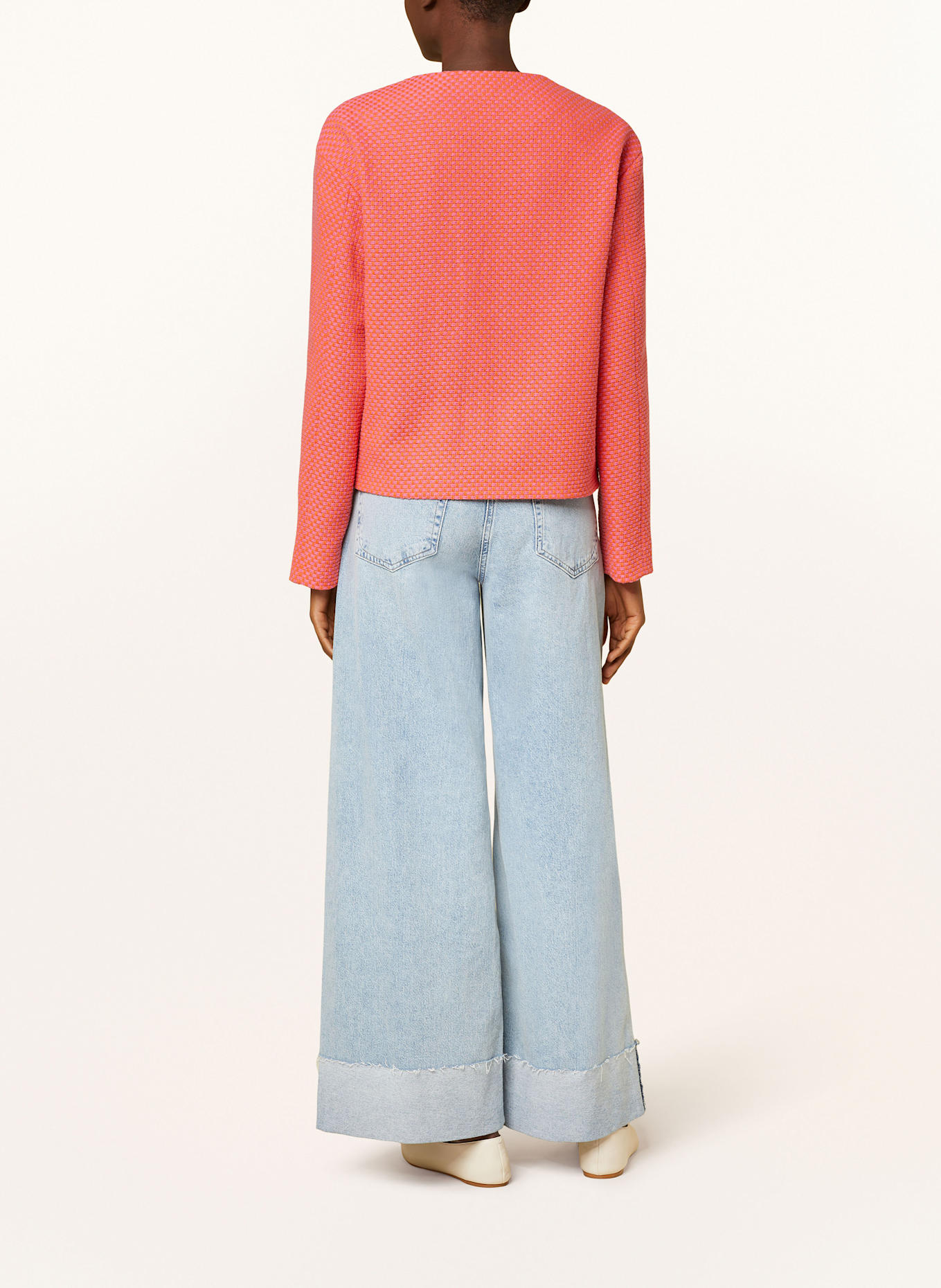 FUCHS SCHMITT Kastenjacke: ORANGE / PINK