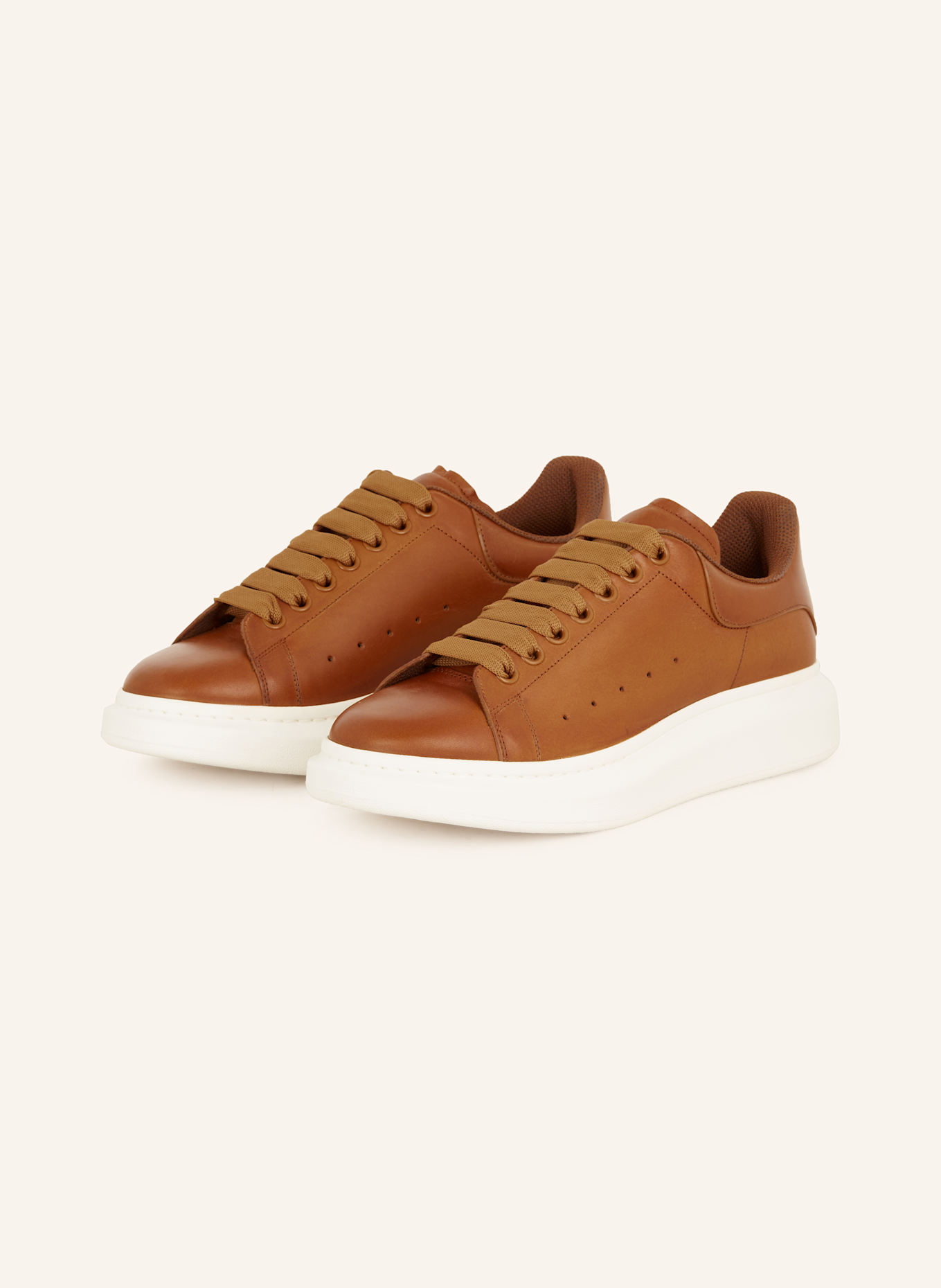 Alexander mcqueen oversized sneaker orange discount