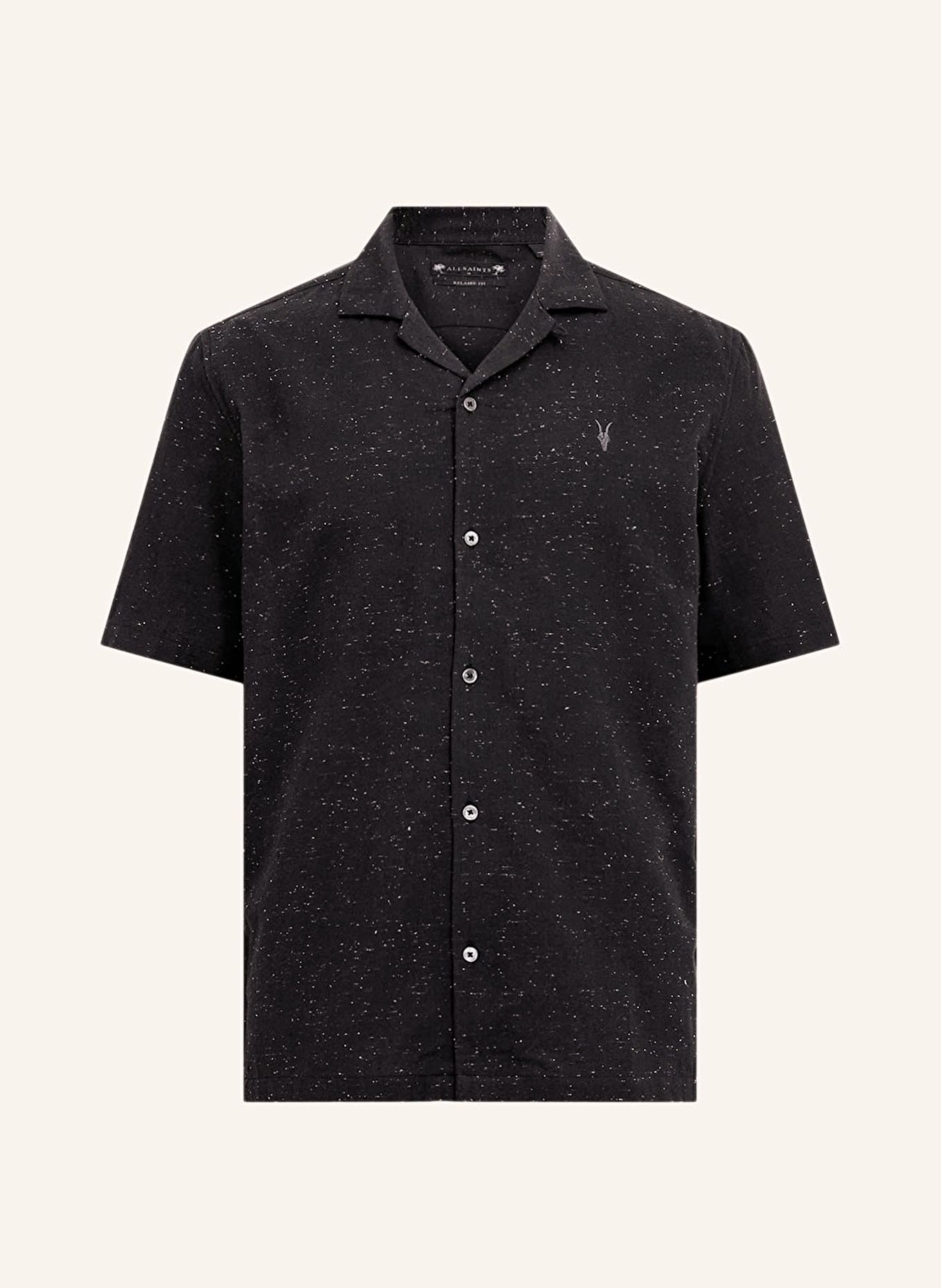 ALLSAINTS Resort shirt BRYANT Relaxed Fit, Color: BLACK (Image 1)