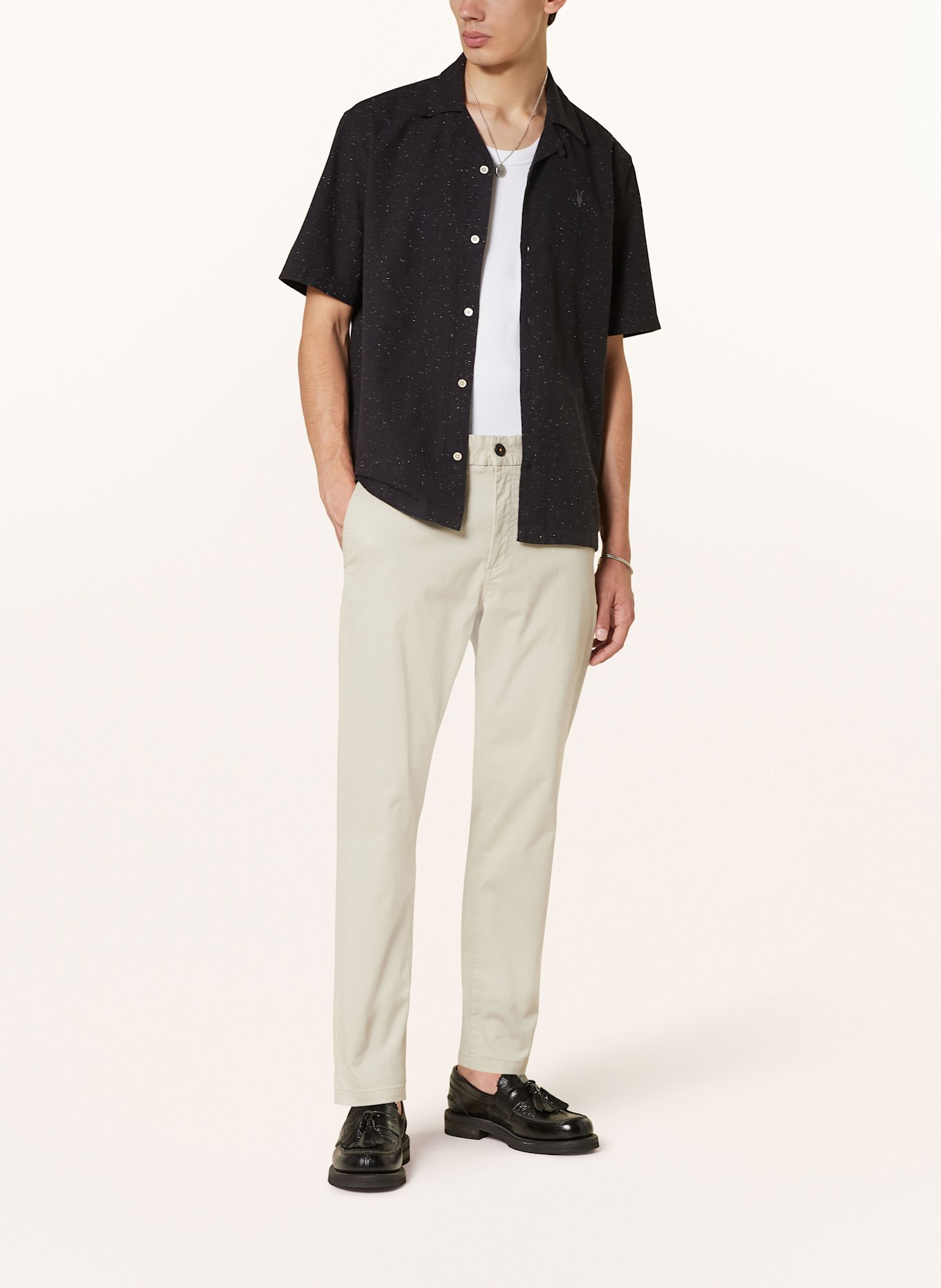 ALLSAINTS Resort shirt BRYANT Relaxed Fit, Color: BLACK (Image 2)