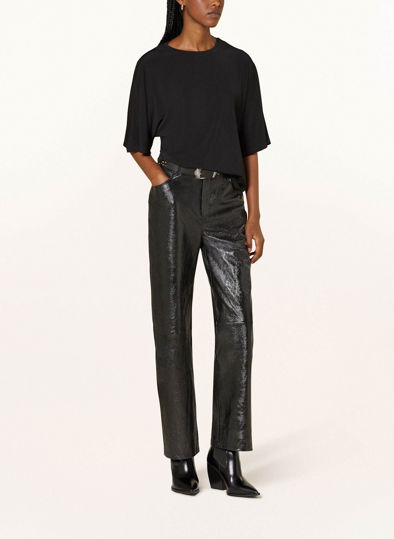 ALLSAINTS T-shirt KALI, Color: BLACK (Image 2)