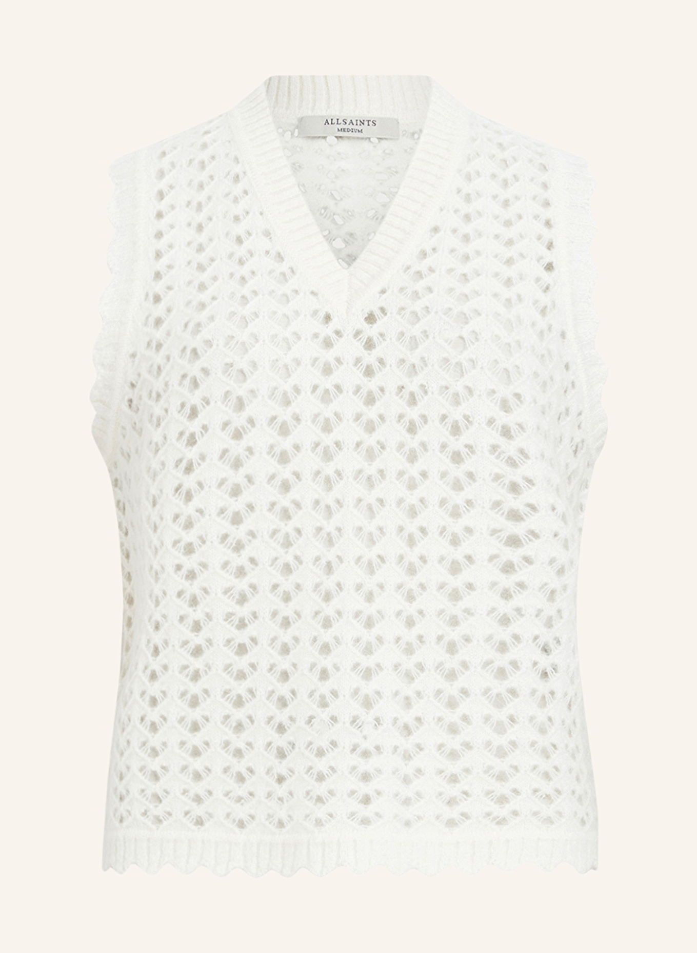 ALLSAINTS Knit shirt VIVIAN, Color: ECRU (Image 1)