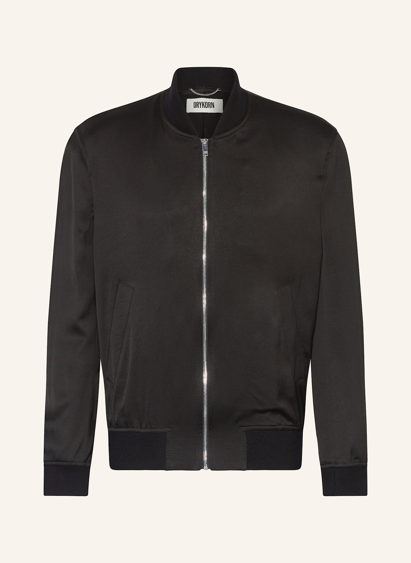 DRYKORN Satinblouson NOKANO: SCHWARZ