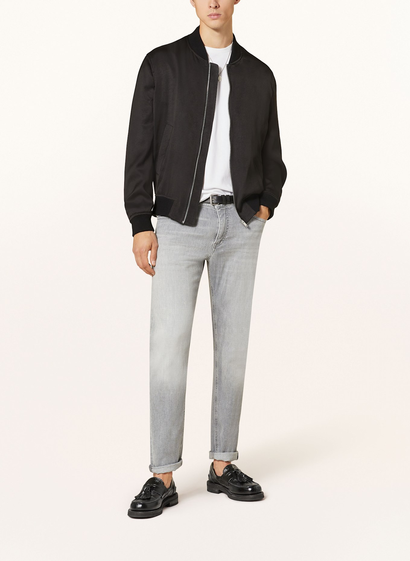 DRYKORN Satinblouson NOKANO: SCHWARZ