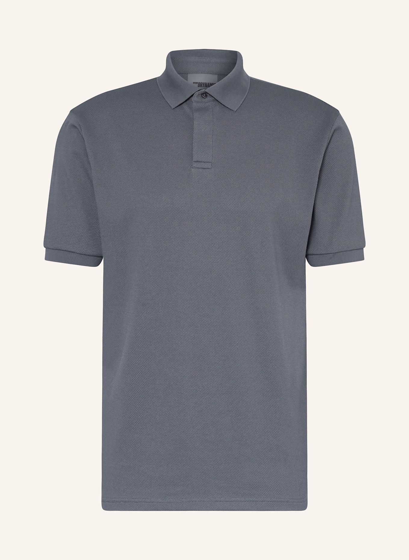 DRYKORN Koszulka polo z piki SANTOS: GRANATOWY / CZIEMNOSZARY