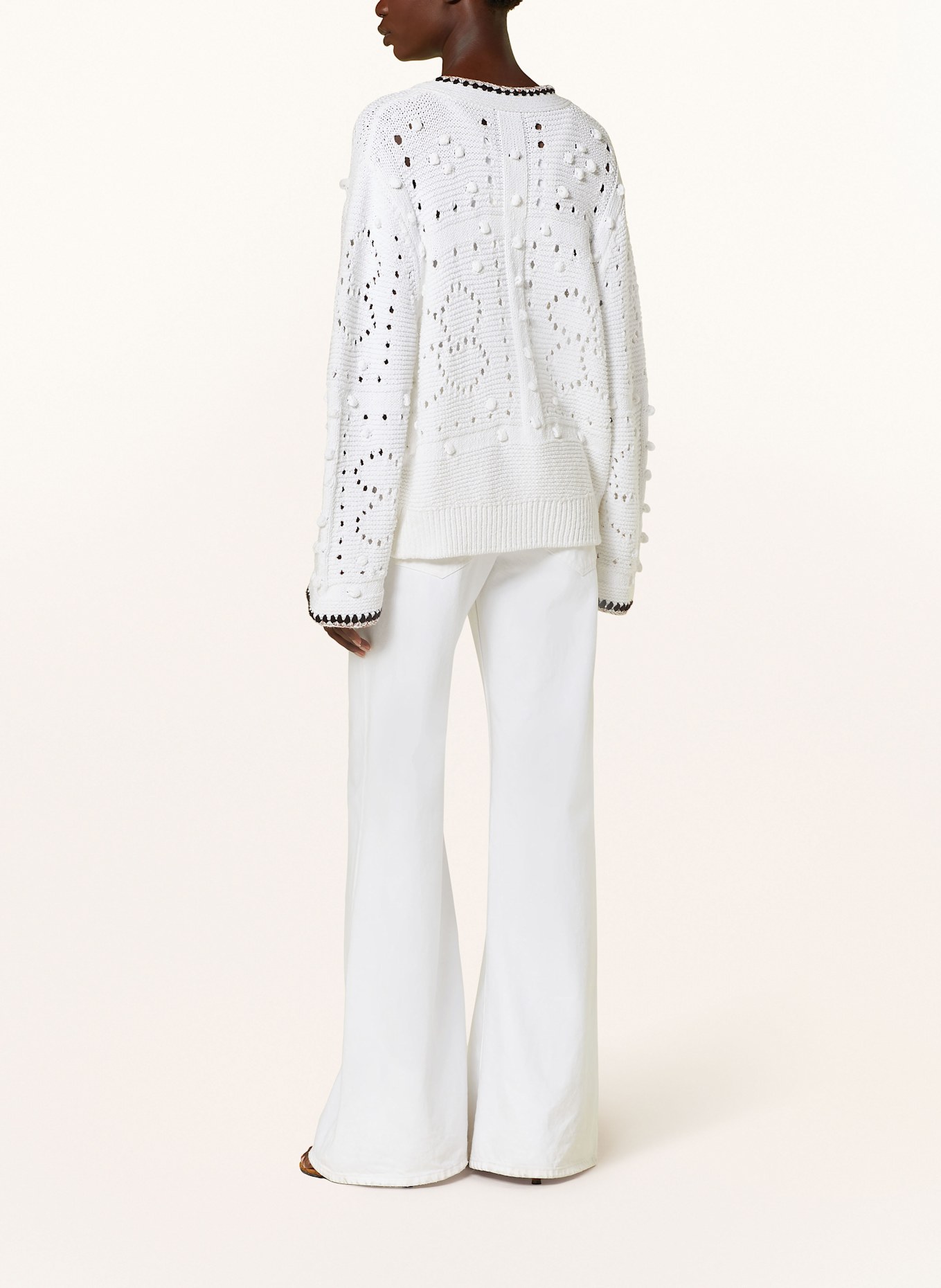 DOROTHEE SCHUMACHER BOHEMIAN MOOD cardigan: WHITE