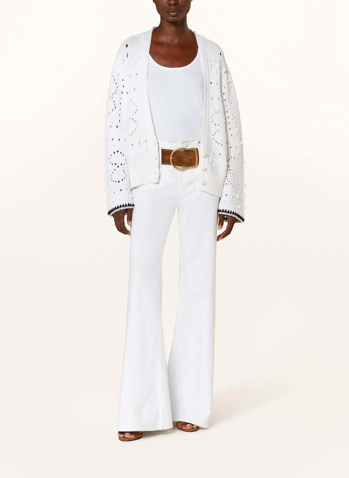 DOROTHEE SCHUMACHER Bootcut Jeans DENIM ATTRACTION II: WEISS