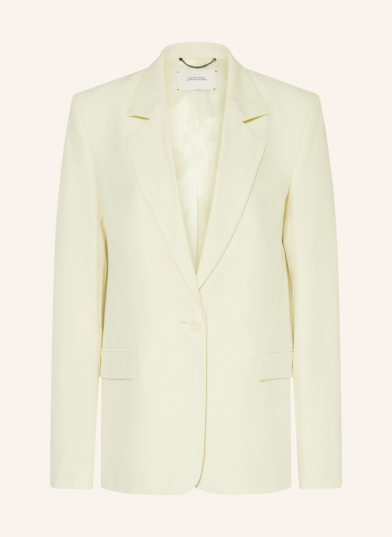DOROTHEE SCHUMACHER Blazer SUMMER CRUISE mit Leinen: HELLGELB