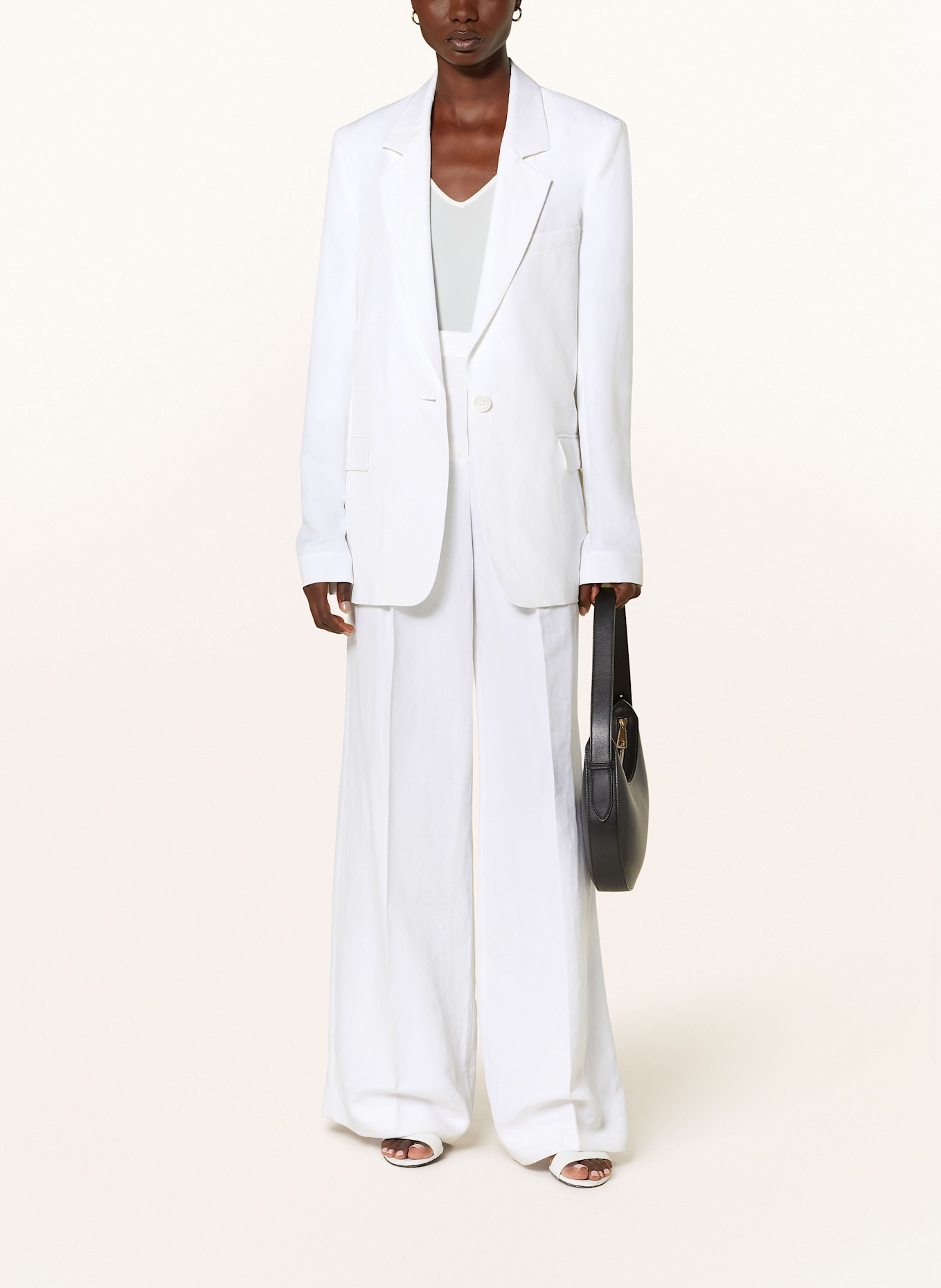 DOROTHEE SCHUMACHER Marlenehose SUMMER CRUISE mit Leinen: WEISS