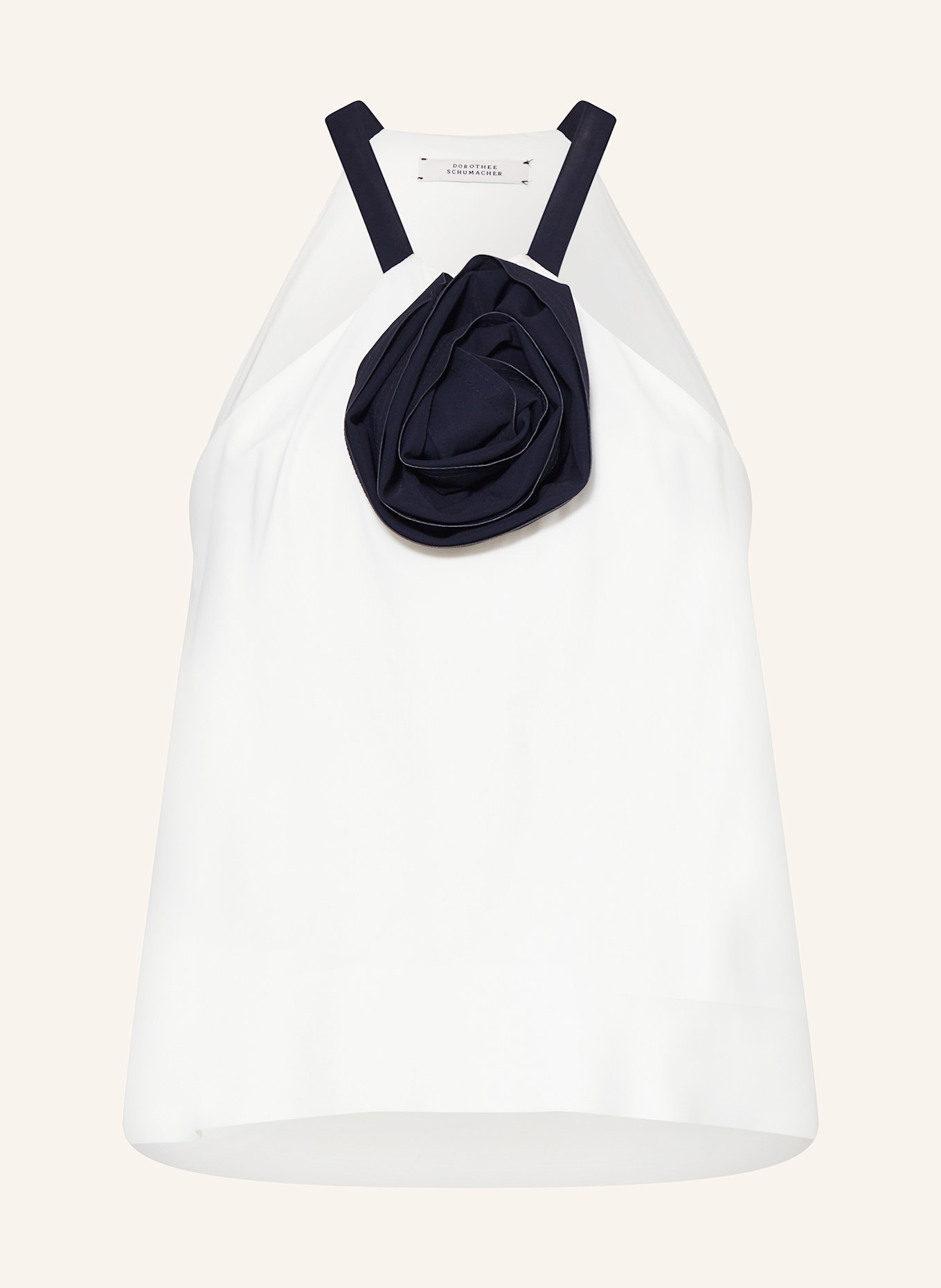 DOROTHEE SCHUMACHER Top DAILY BEACH: WEISS/ SCHWARZ