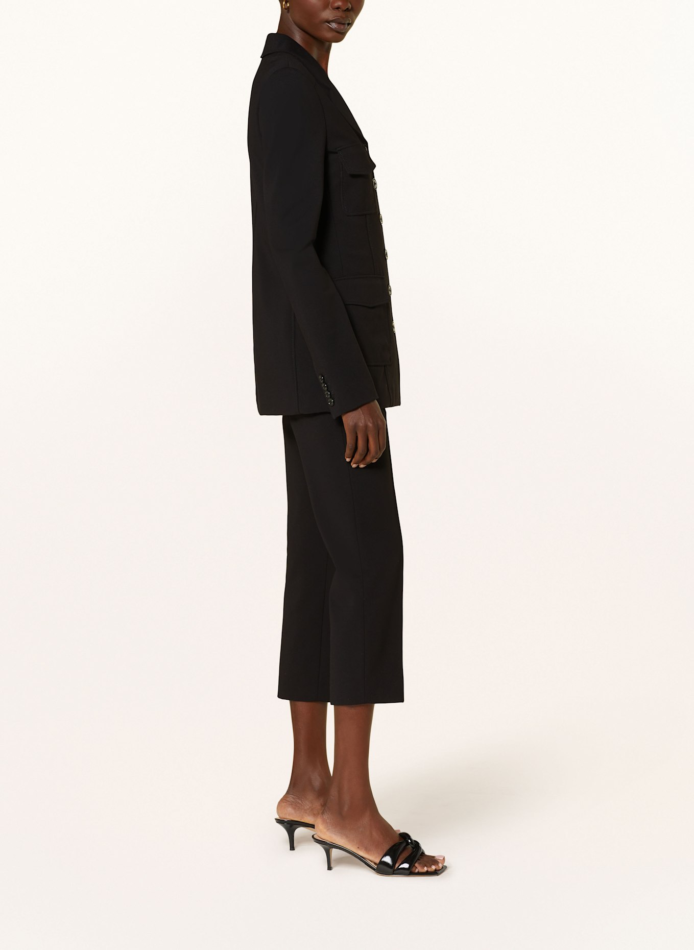 DOROTHEE SCHUMACHER 3/4-Hose EMOTIONAL ESSENCE aus Jersey: SCHWARZ