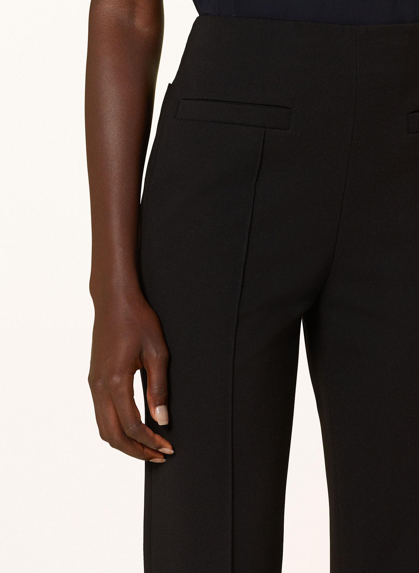 DOROTHEE SCHUMACHER 3/4-Hose EMOTIONAL ESSENCE aus Jersey: SCHWARZ