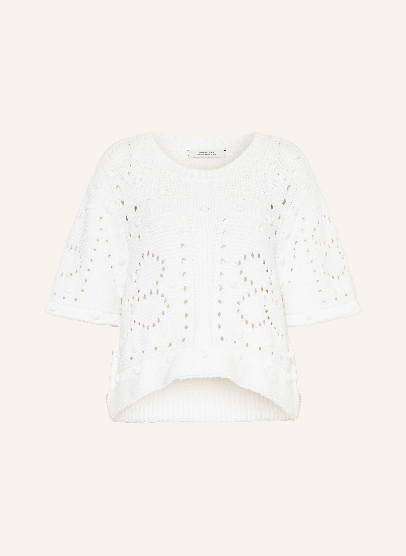 DOROTHEE SCHUMACHER Strickshirt BOHEMIAN MOOD: WEISS