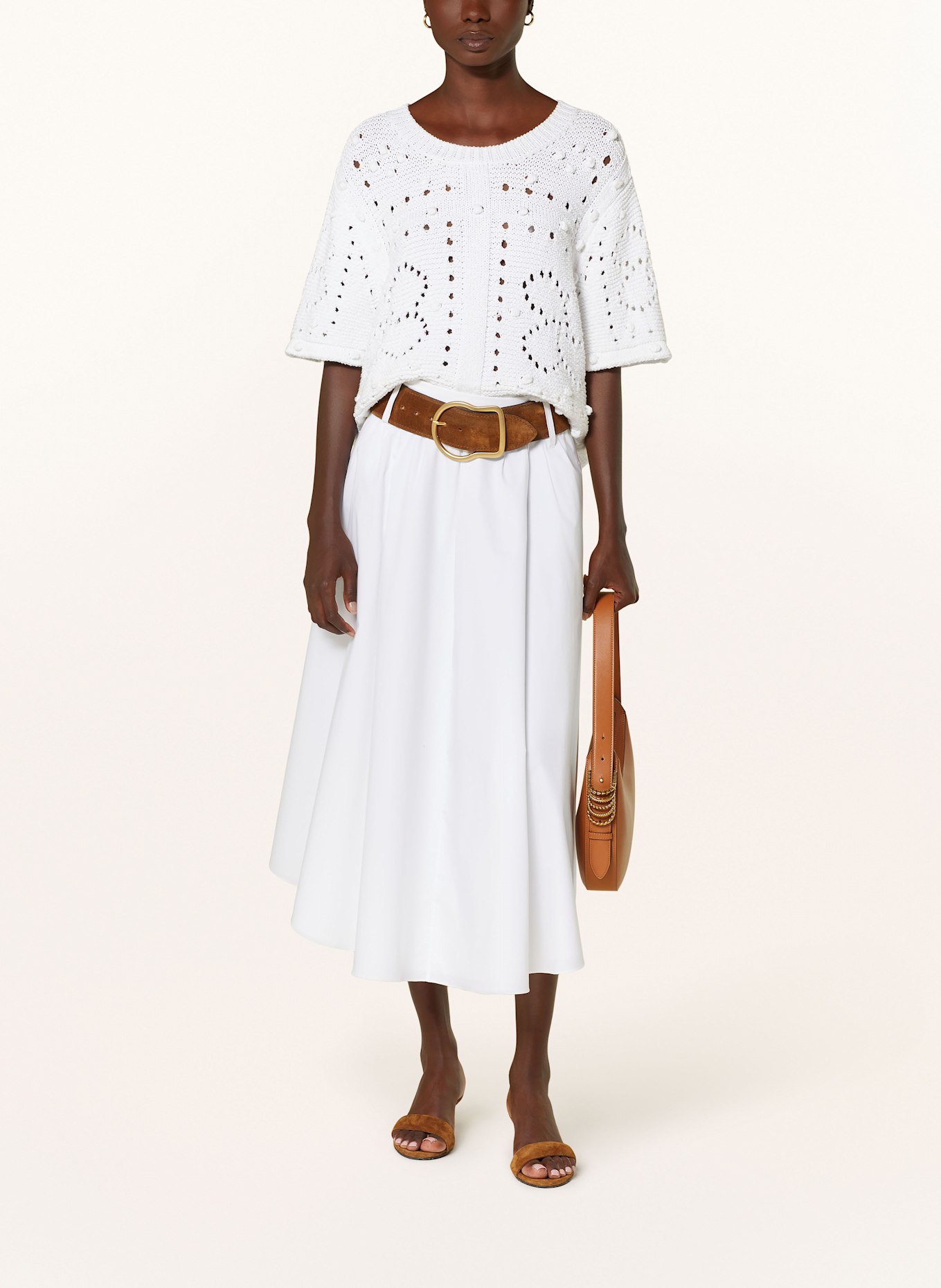 DOROTHEE SCHUMACHER Strickshirt BOHEMIAN MOOD: WEISS
