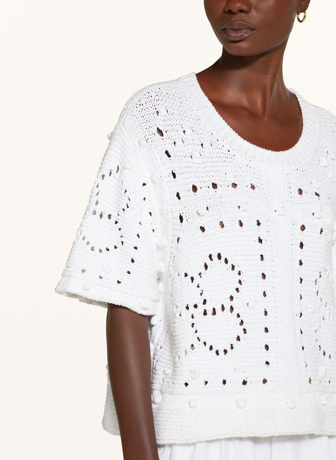 DOROTHEE SCHUMACHER Strickshirt BOHEMIAN MOOD: WEISS