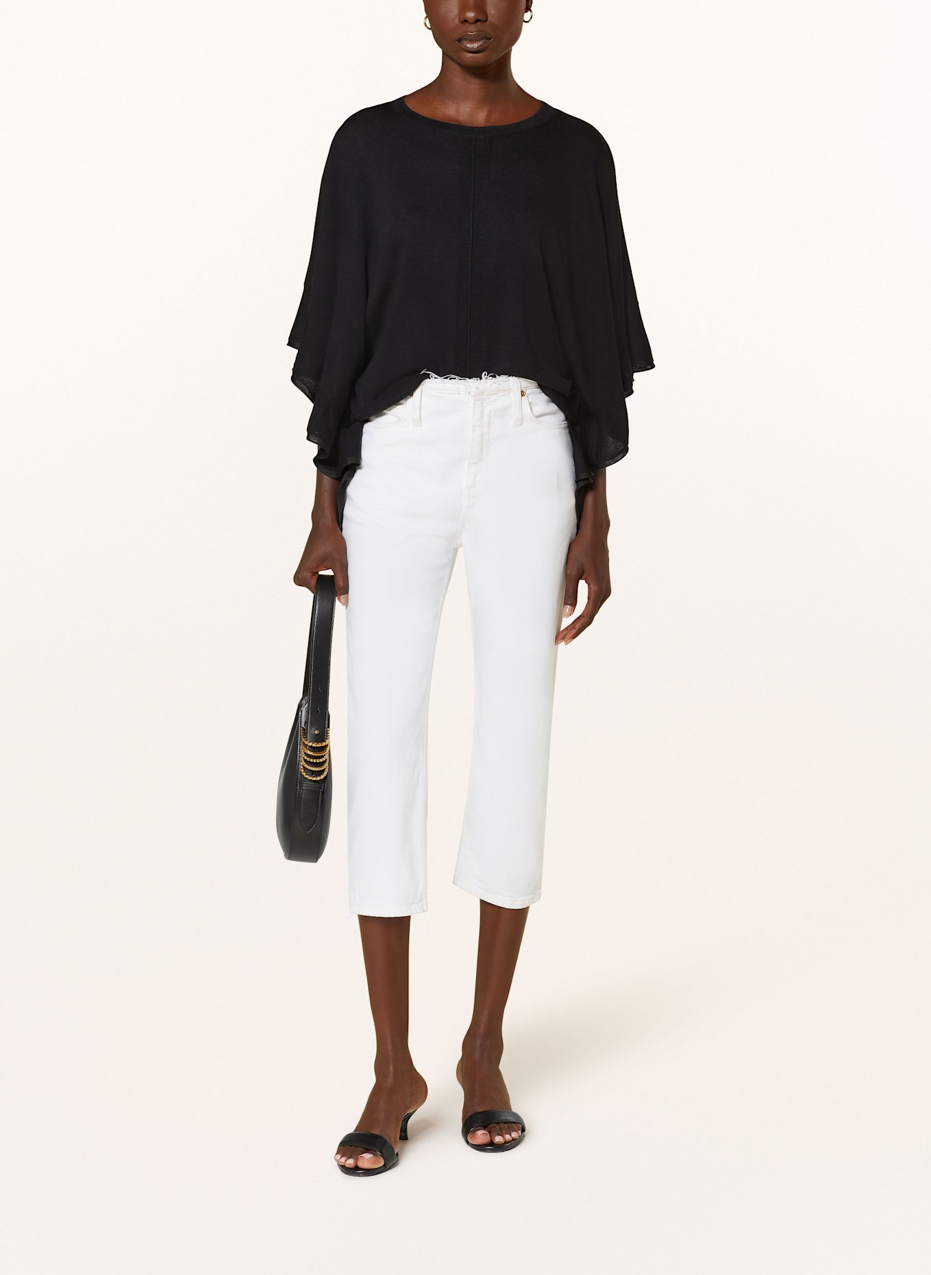 DOROTHEE SCHUMACHER Pullover CHEERFUL MOMENTS mit 3/4-Arm: SCHWARZ