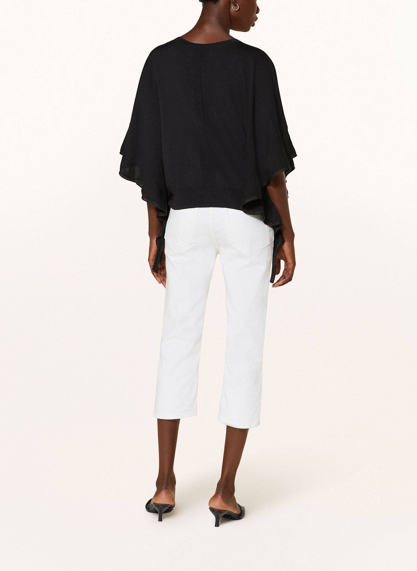 DOROTHEE SCHUMACHER Pullover CHEERFUL MOMENTS mit 3/4-Arm: SCHWARZ