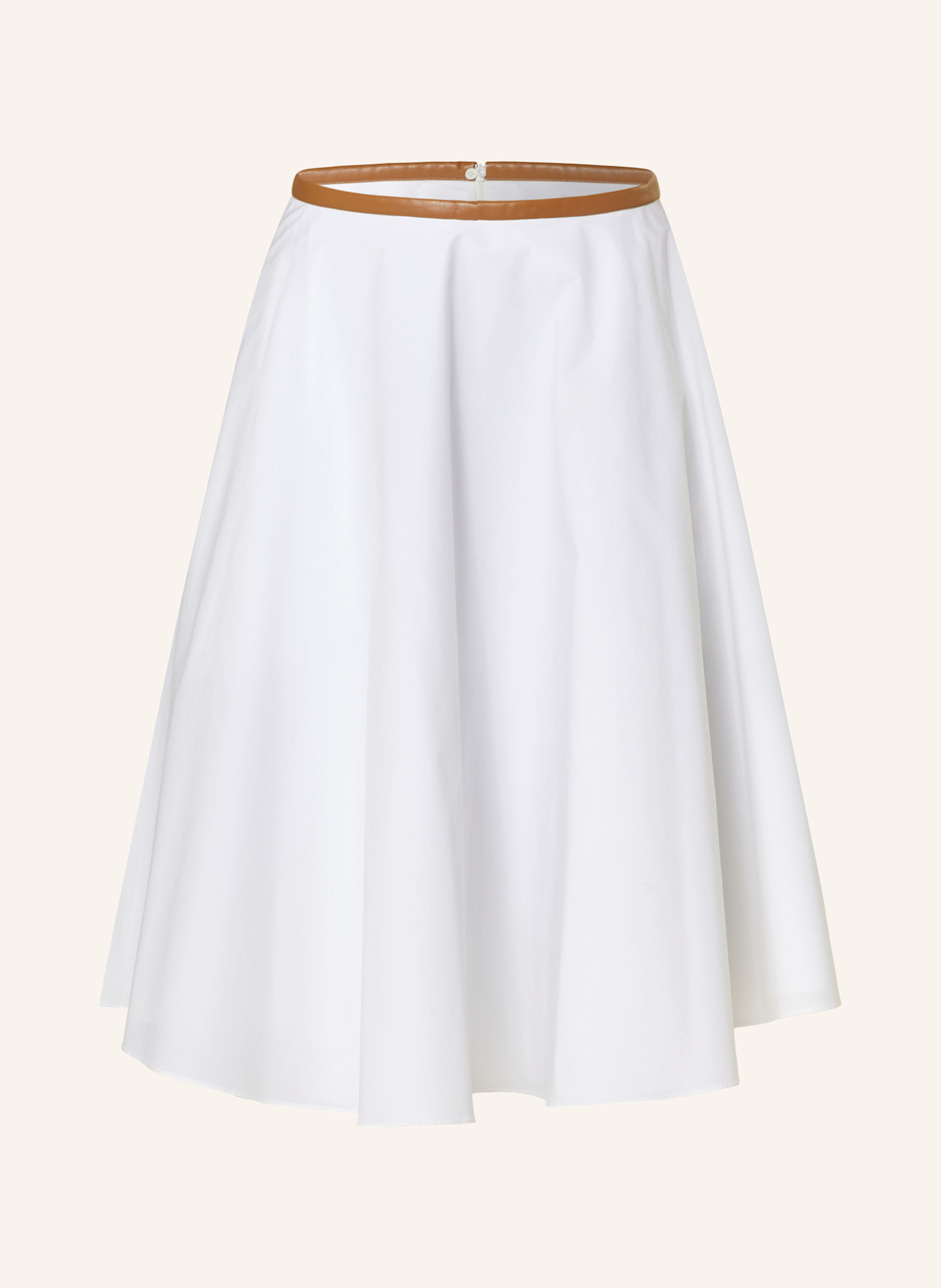 DOROTHEE SCHUMACHER Rock POPLIN POWER: WEISS/ BRAUN
