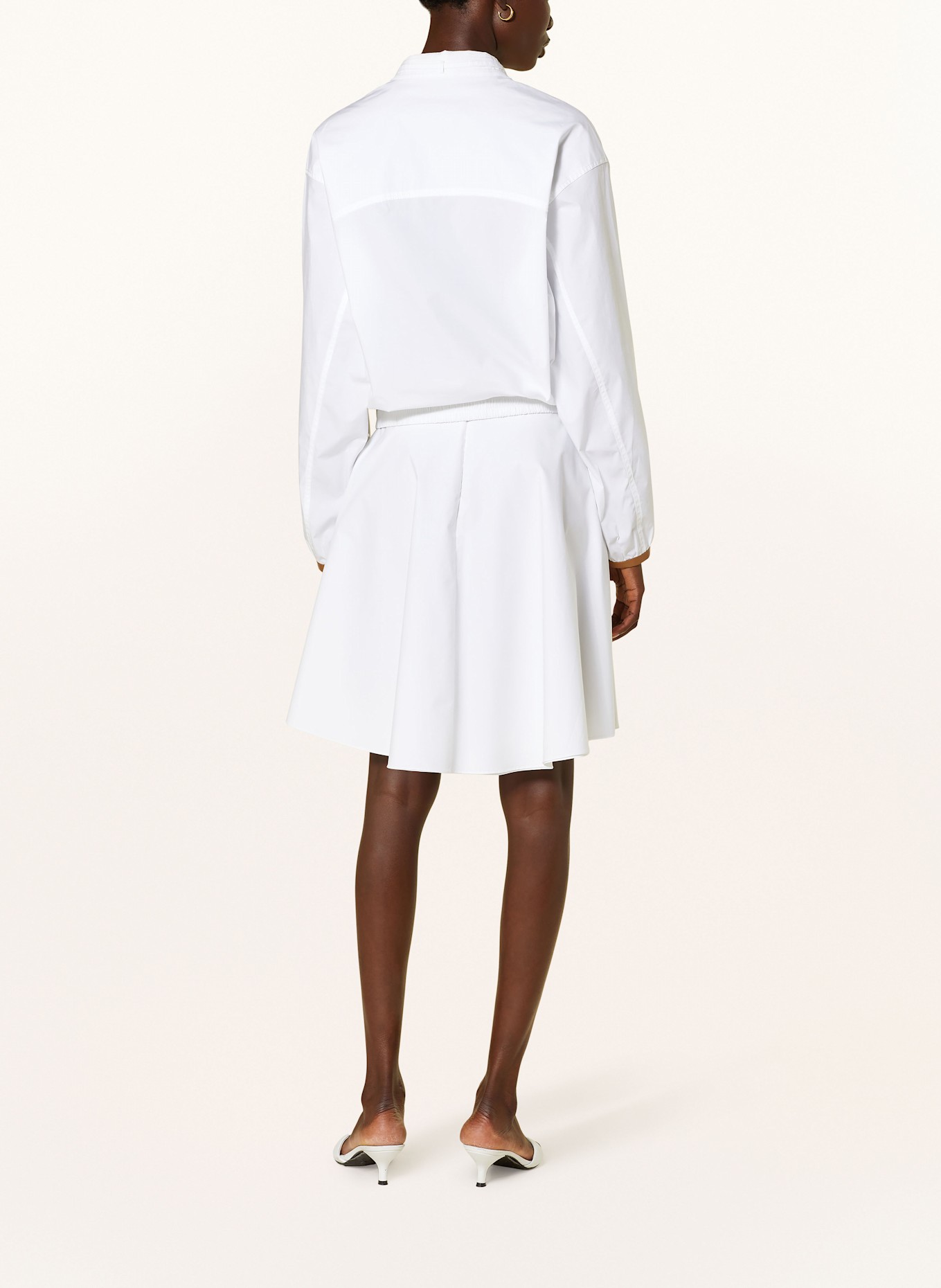 DOROTHEE SCHUMACHER Rock POPLIN POWER: WEISS/ BRAUN