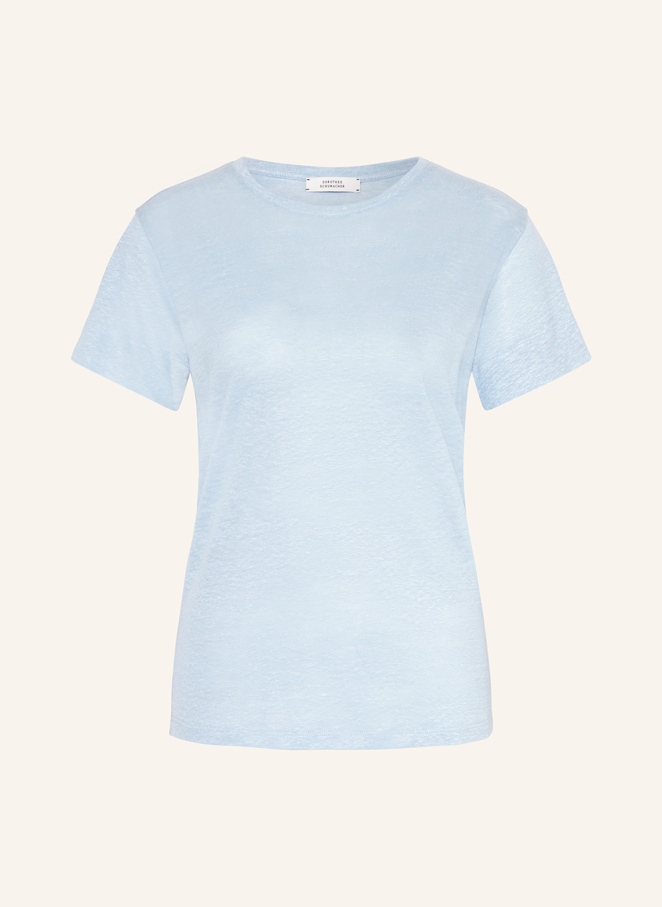 DOROTHEE SCHUMACHER Strickshirt NATURAL EASE: HELLBLAU