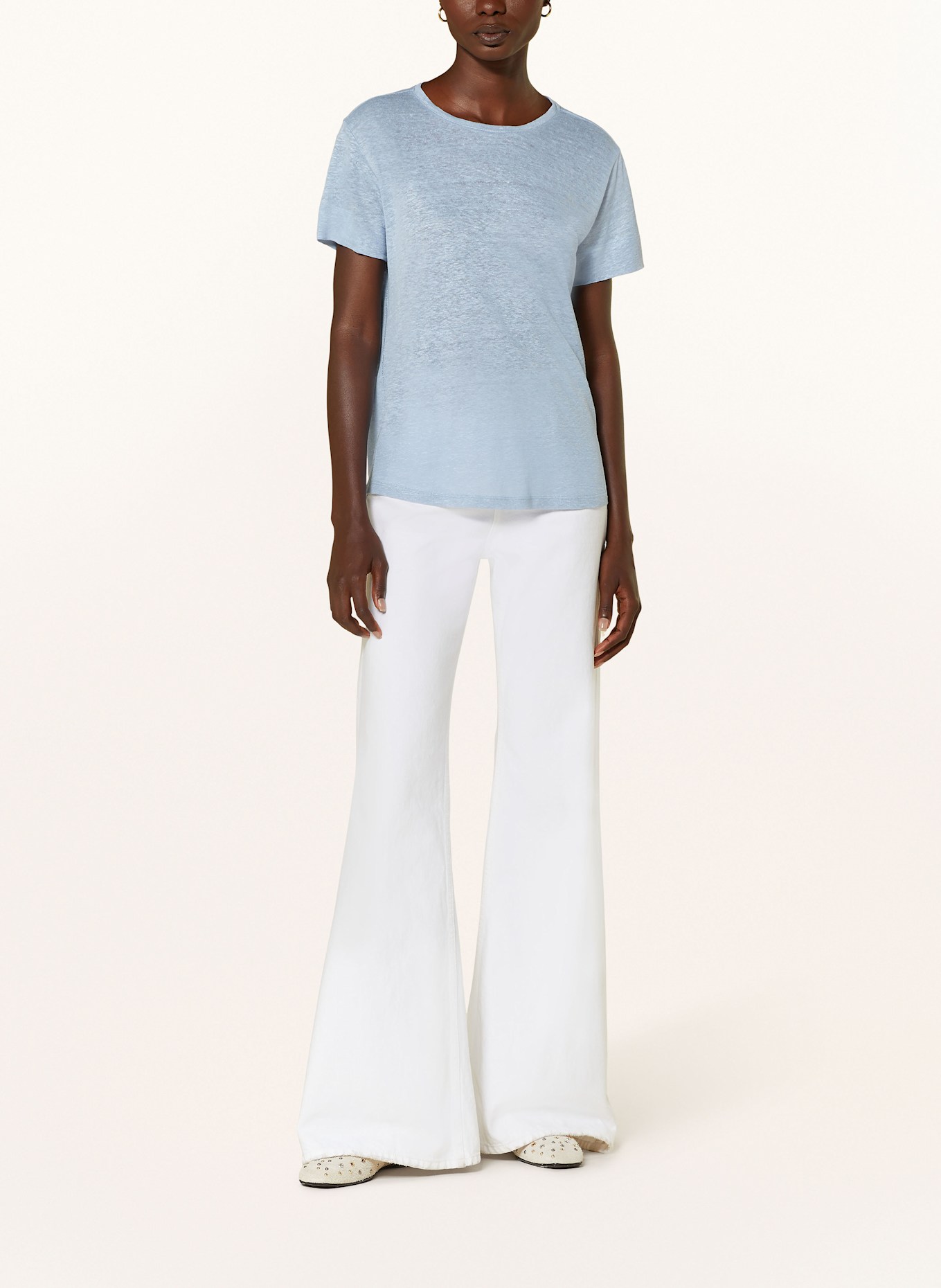 DOROTHEE SCHUMACHER Strickshirt NATURAL EASE: HELLBLAU