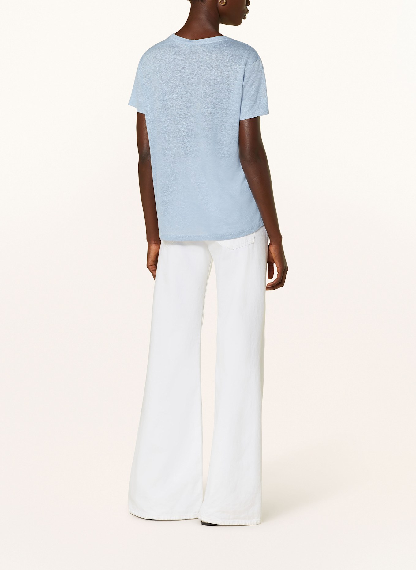 DOROTHEE SCHUMACHER Strickshirt NATURAL EASE: HELLBLAU