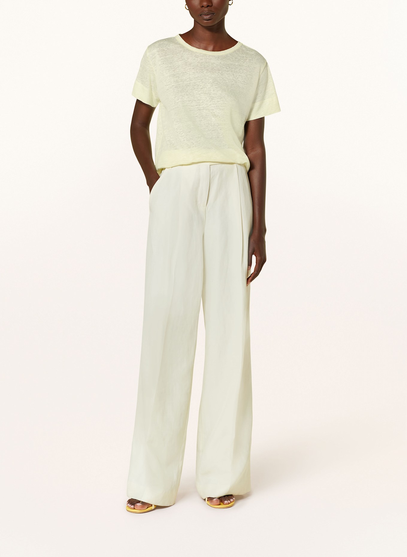 DOROTHEE SCHUMACHER Strickshirt NATURAL EASE: HELLGELB