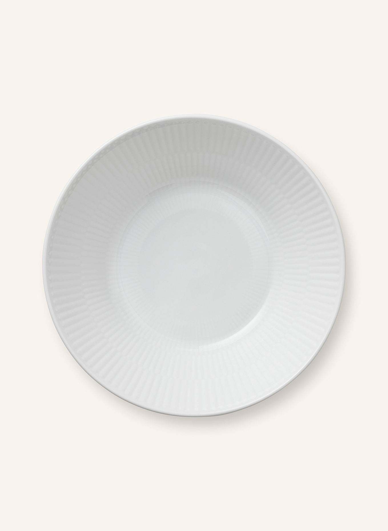 ROYAL COPENHAGEN Bowl WHITE FLUTED, Color: WHITE (Image 1)