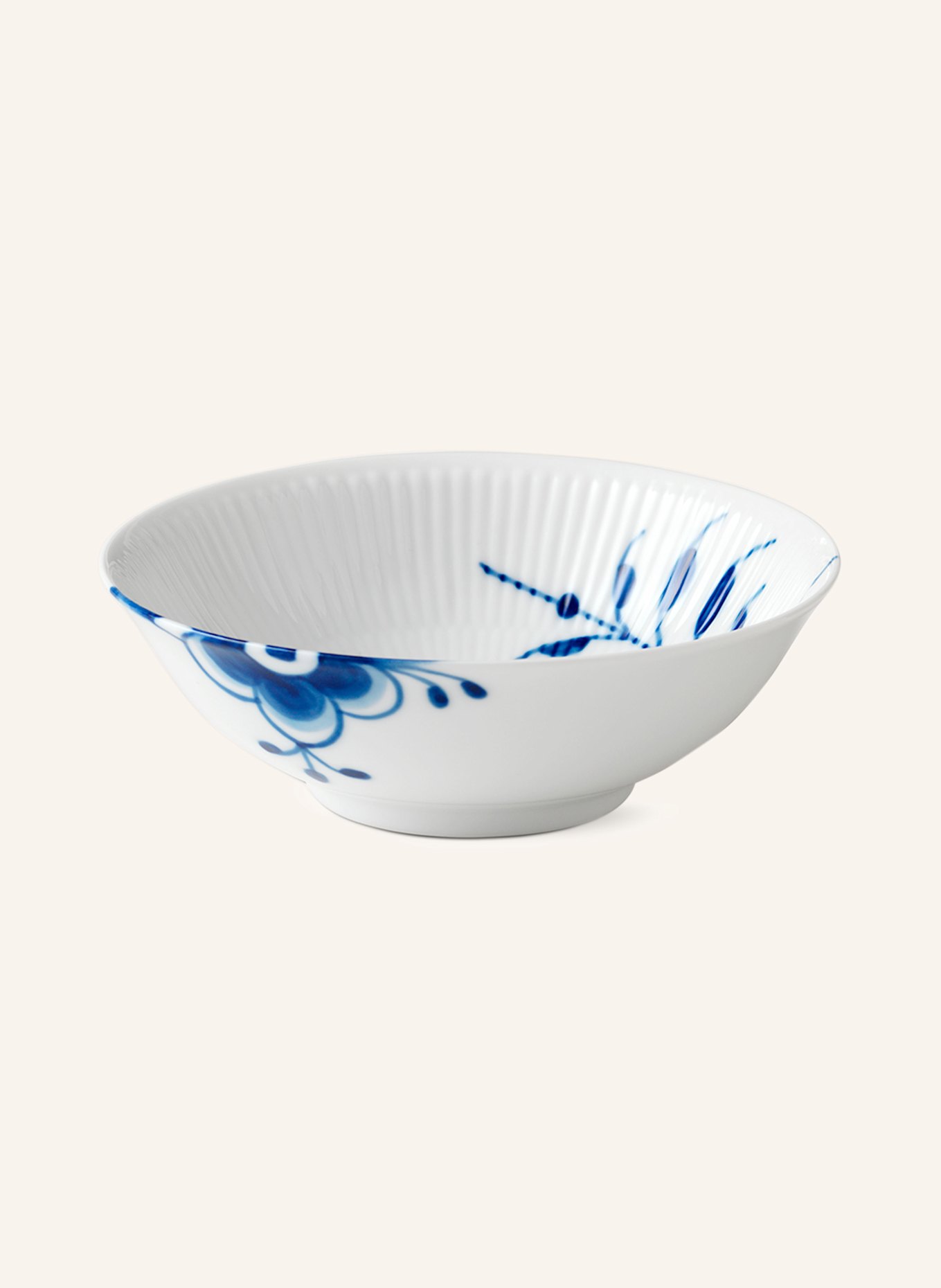 ROYAL COPENHAGEN BLUE FLUTED MEGA bowl, Color: WHITE/ BLUE (Image 2)