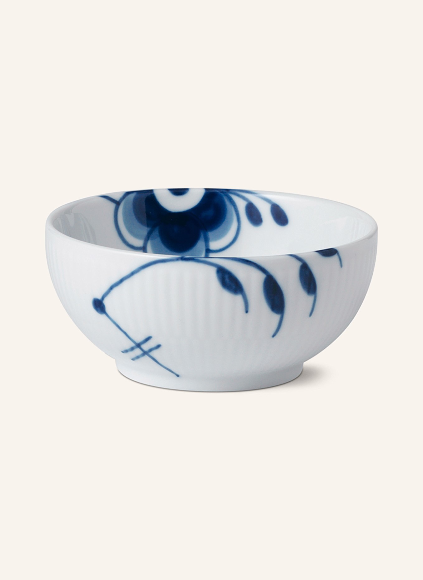 ROYAL COPENHAGEN BLUE FLUTED MEGA bowl, Color: WHITE/ BLUE (Image 1)