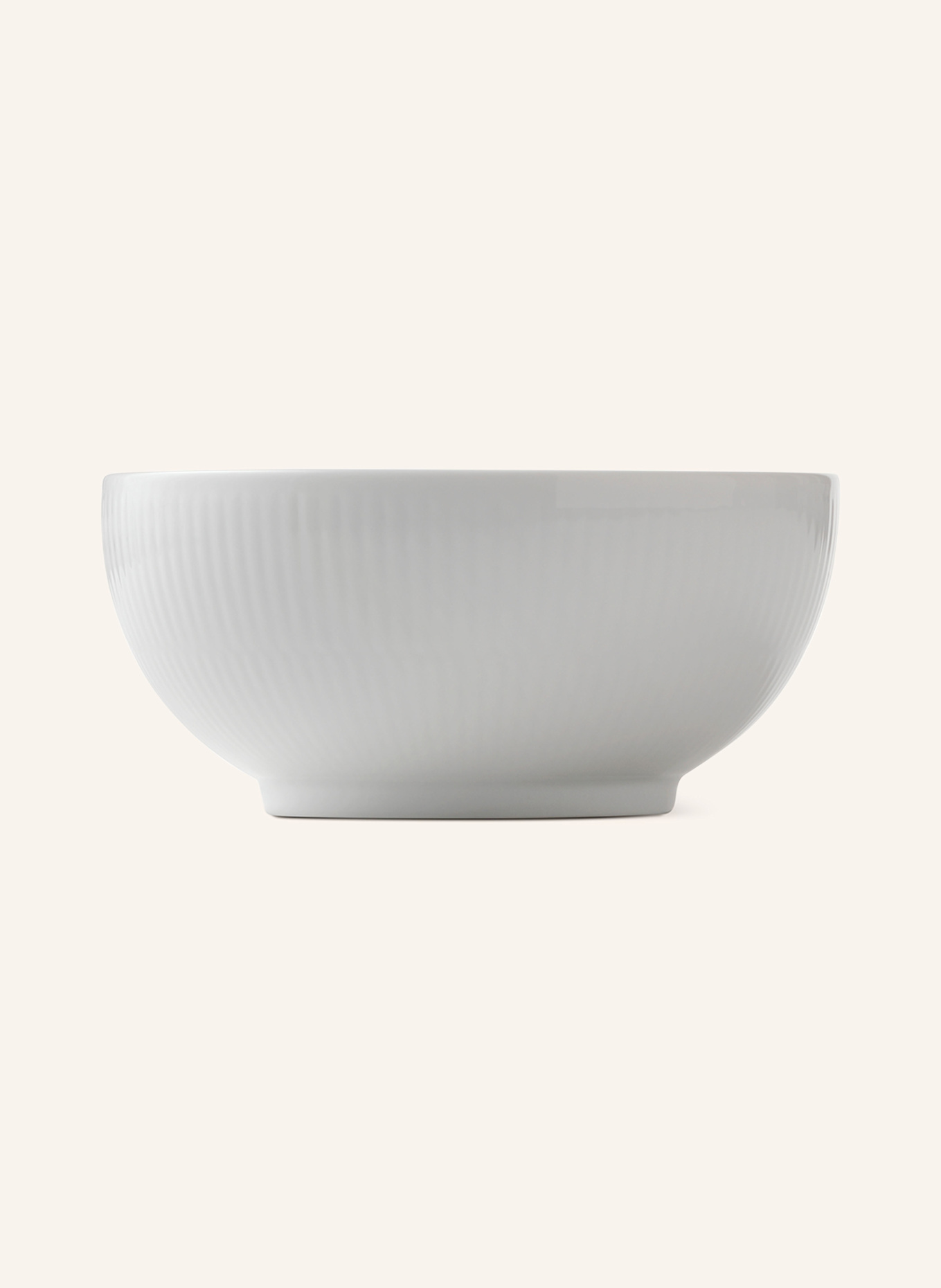 ROYAL COPENHAGEN Bowl WHITE FLUTED, Color: WHITE (Image 2)