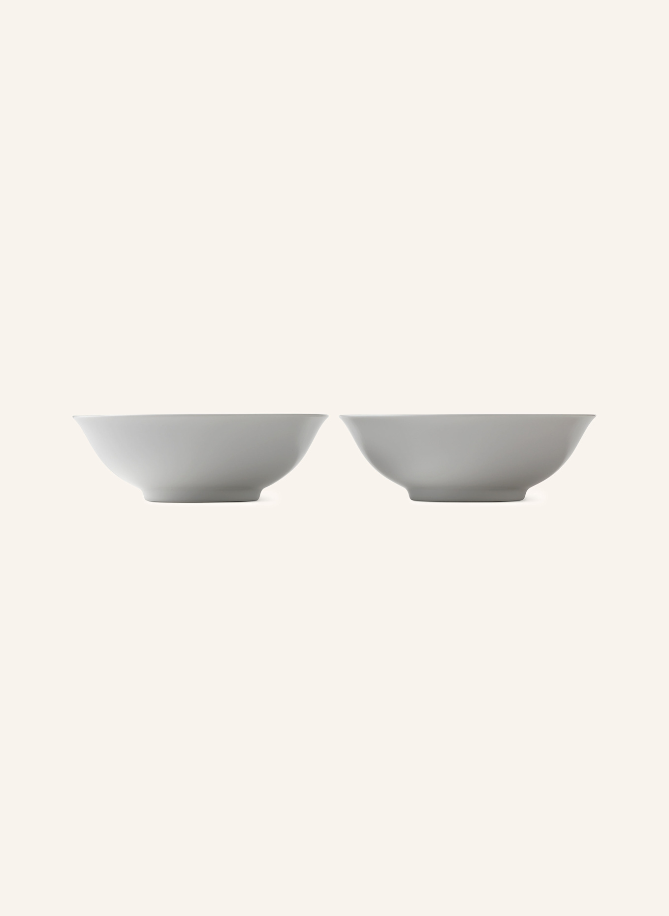 ROYAL COPENHAGEN set of 2 bowls WHITE FLUTED, Color: WHITE (Image 2)