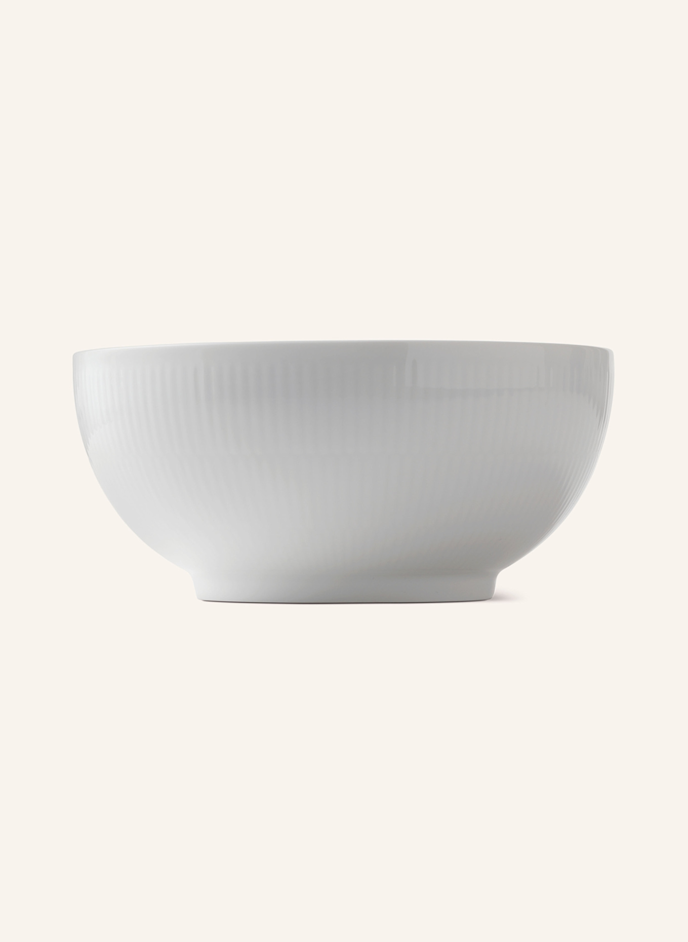 ROYAL COPENHAGEN Bowl WHITE FLUTED, Color: WHITE (Image 2)