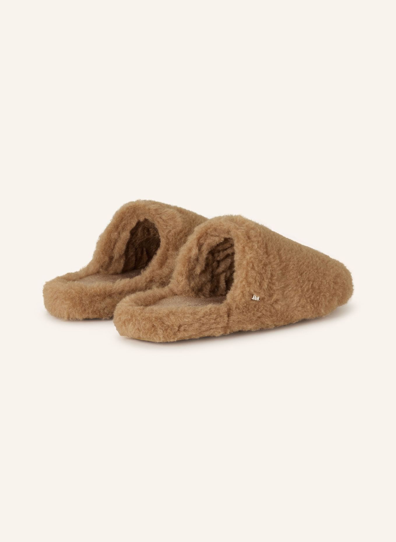 Max Mara Mules aus Teddyfell: CAMEL (Bild 2)