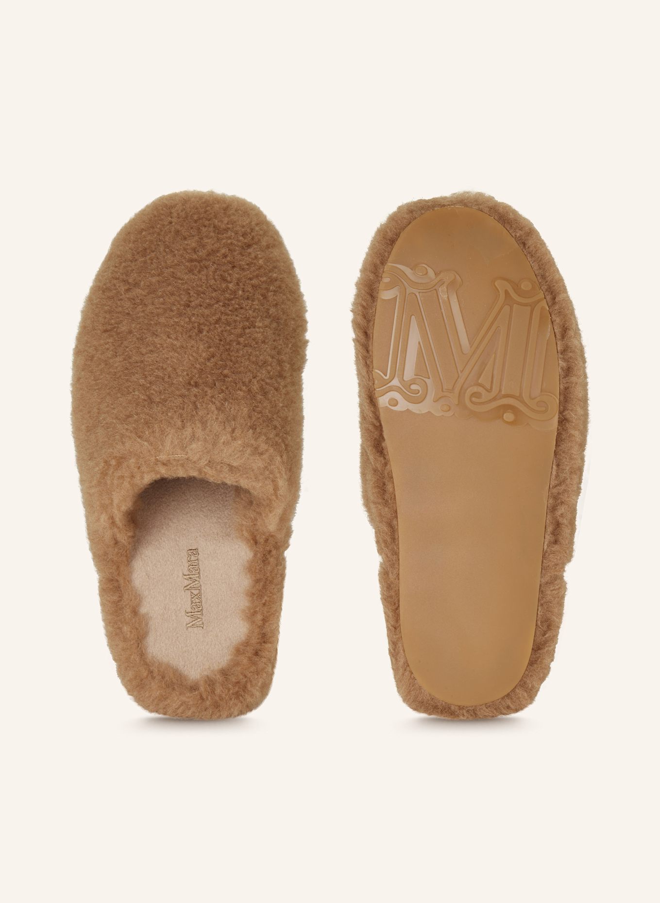 Max Mara Mules aus Teddyfell: CAMEL (Bild 5)