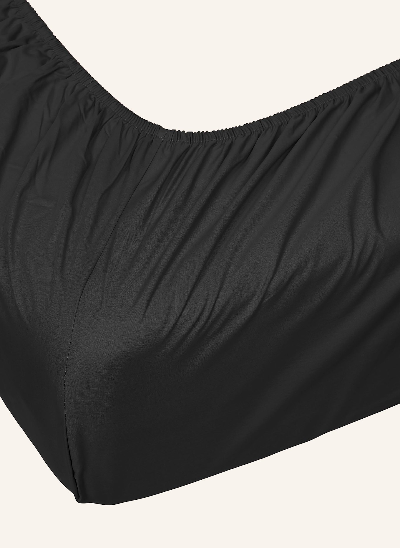 ESSENZA Prześcieradło z gumką MINTE: CZIEMNOSZARY