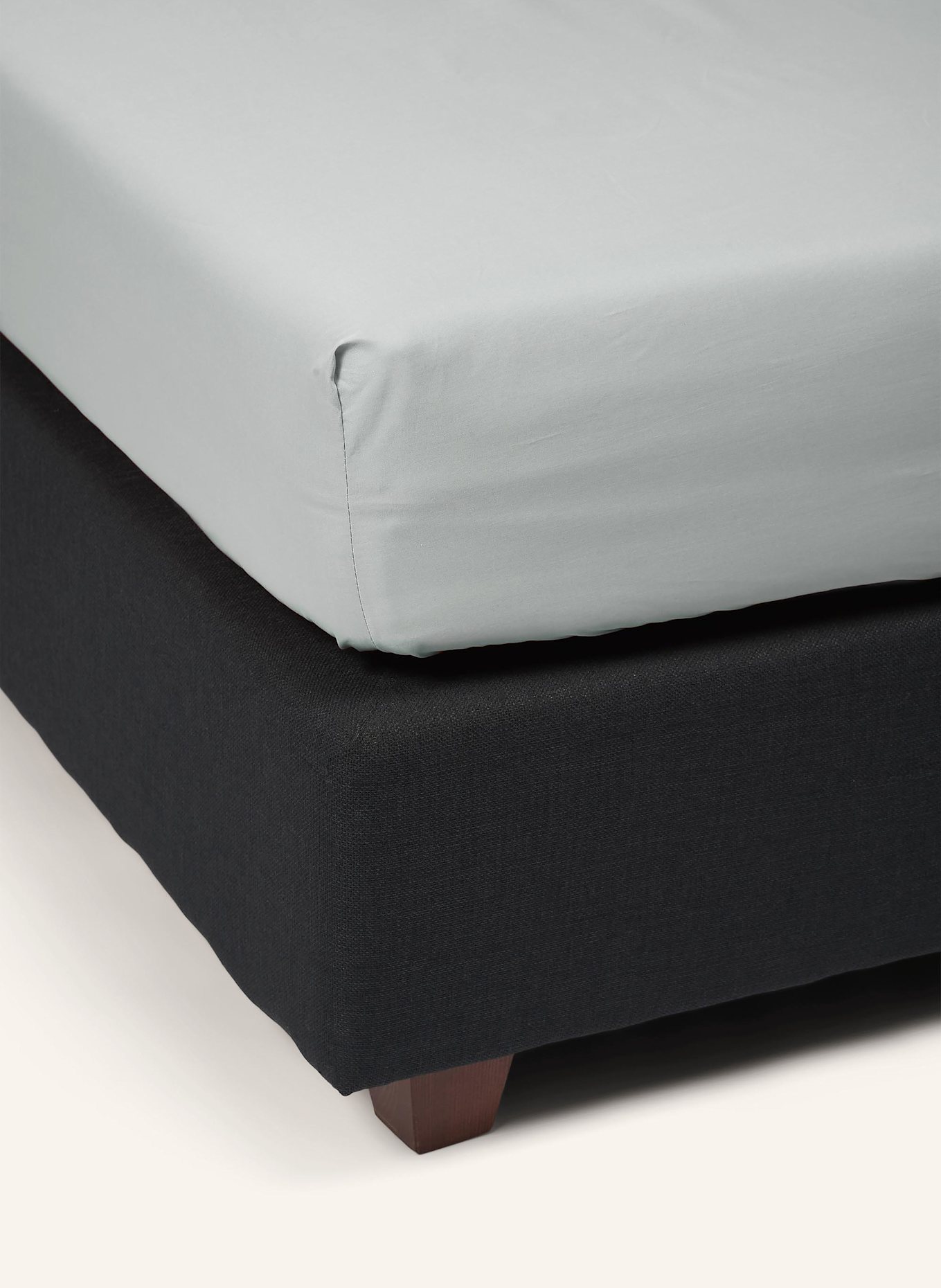 ESSENZA Prześcieradło z gumką MINTE: SZARY