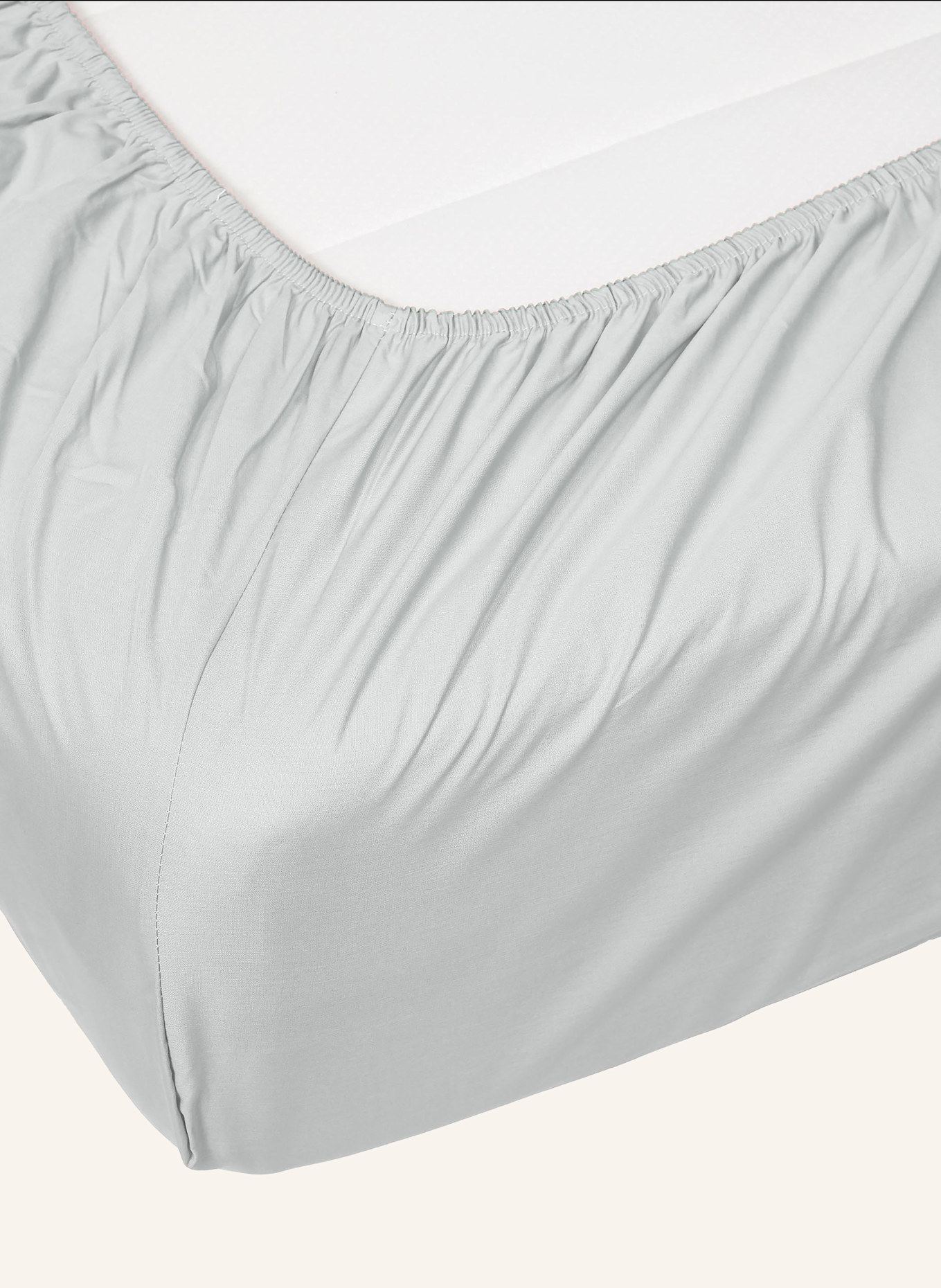ESSENZA Prześcieradło z gumką MINTE: SZARY