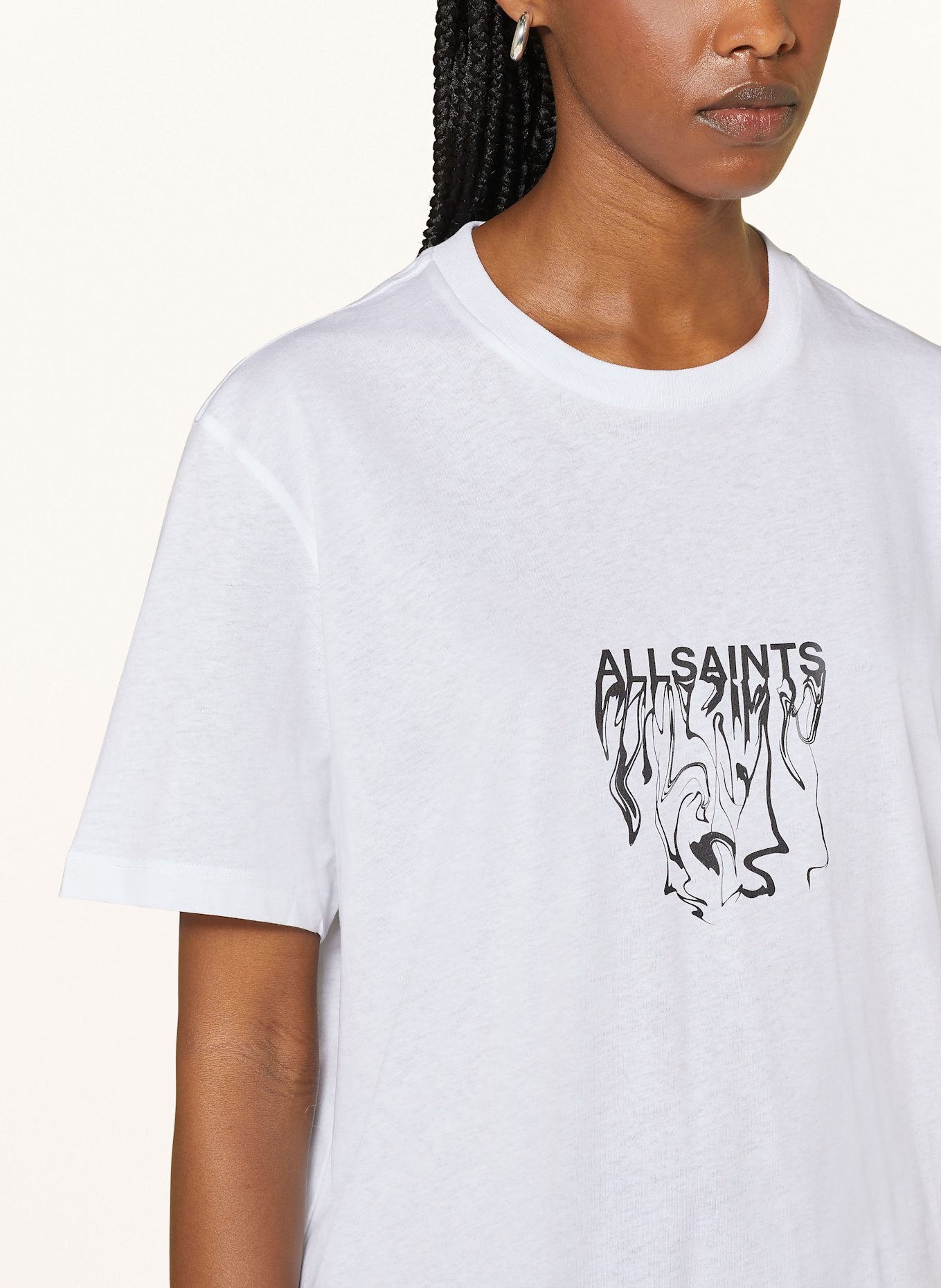 ALLSAINTS T-shirt INKSAINTS, Color: WHITE (Image 4)