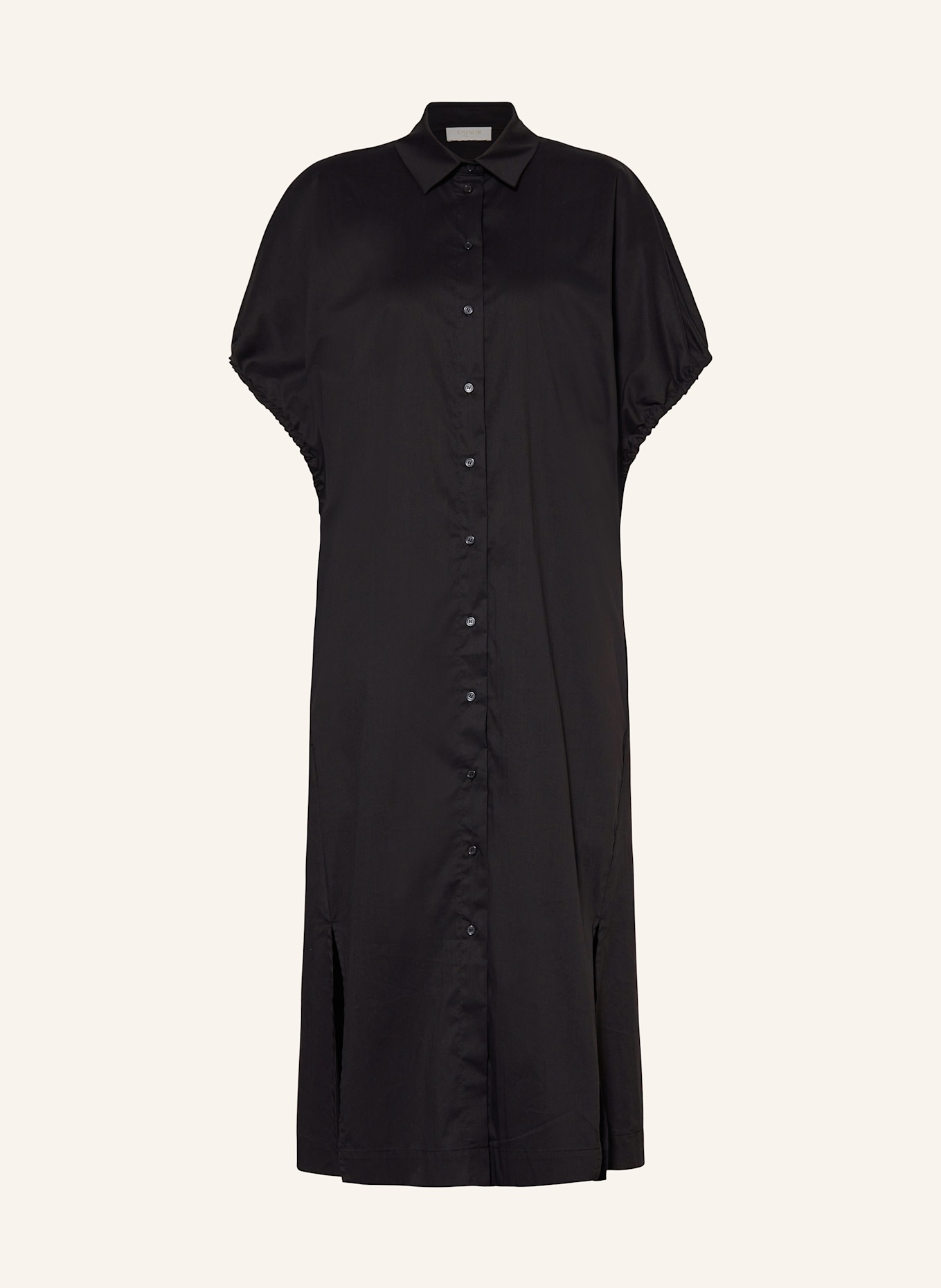 CATNOIR Hemdblusenkleid: SCHWARZ