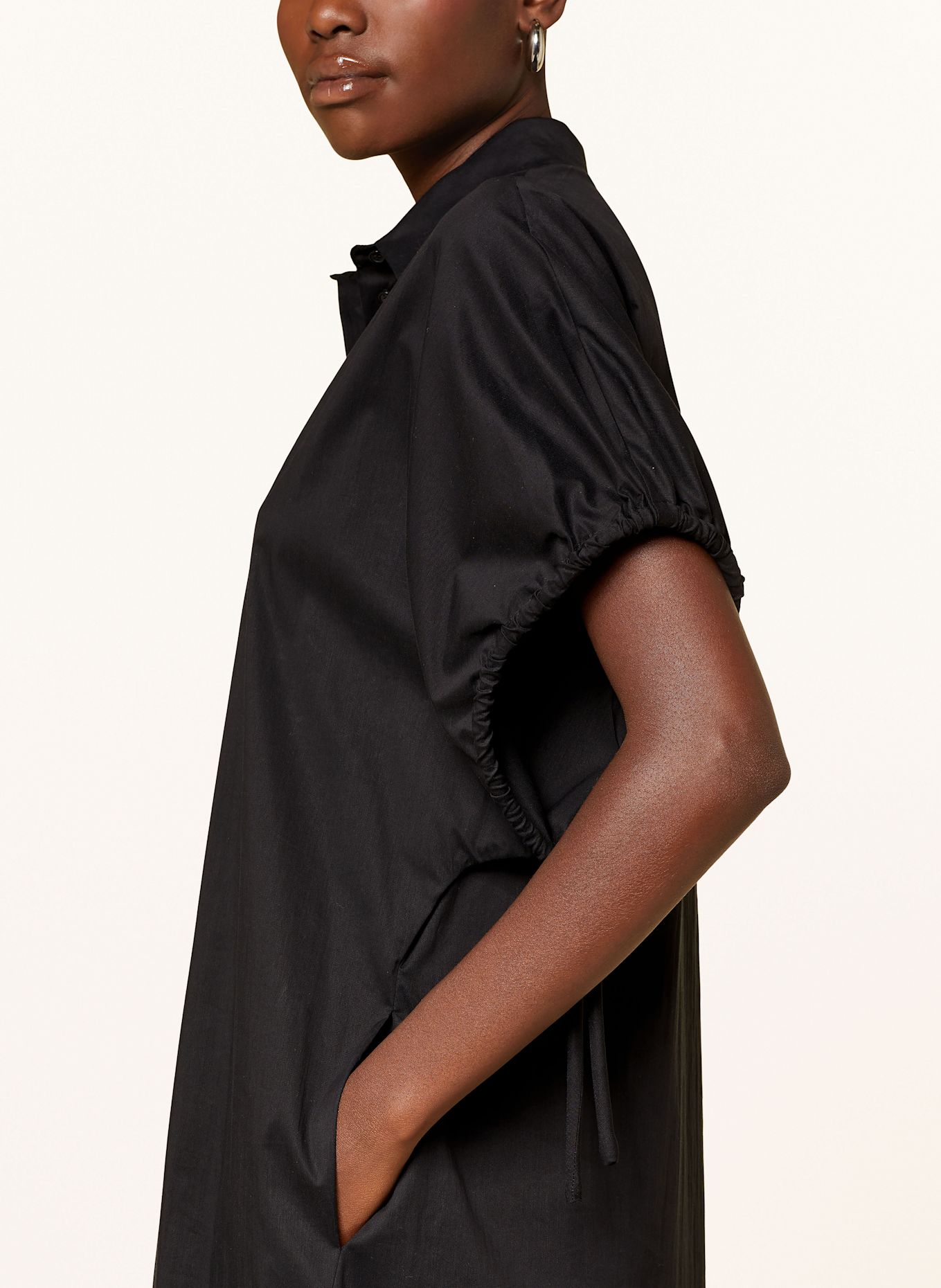 CATNOIR Hemdblusenkleid: SCHWARZ