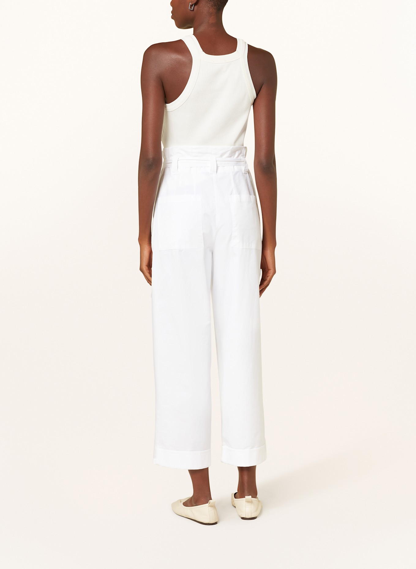 MARC AUREL 7/8 pants: WHITE