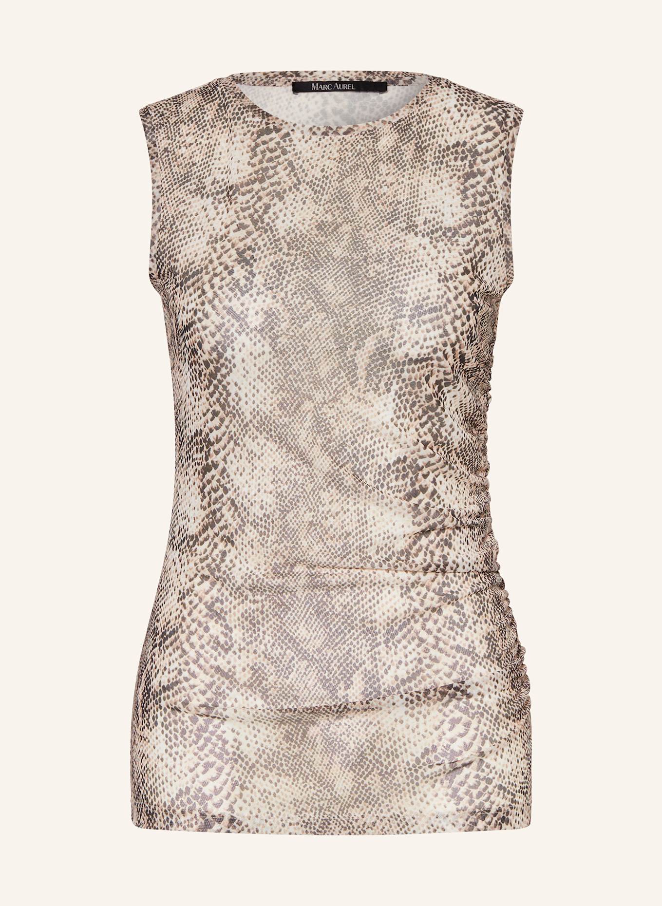 MARC AUREL Top z siateczki: JASNOBRĄZOWY/ BRĄZOWY